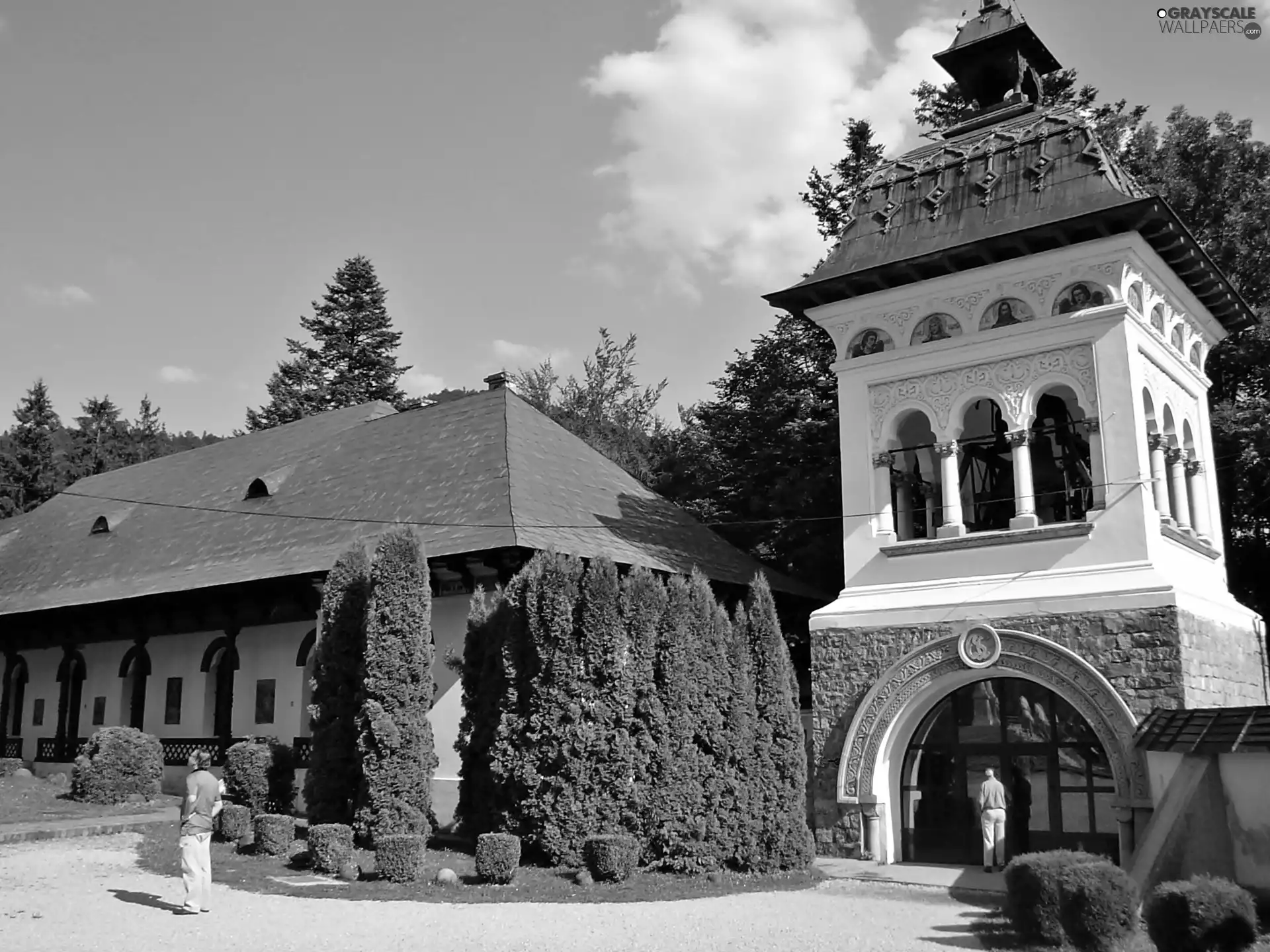 Park, Sinaia, Monastery