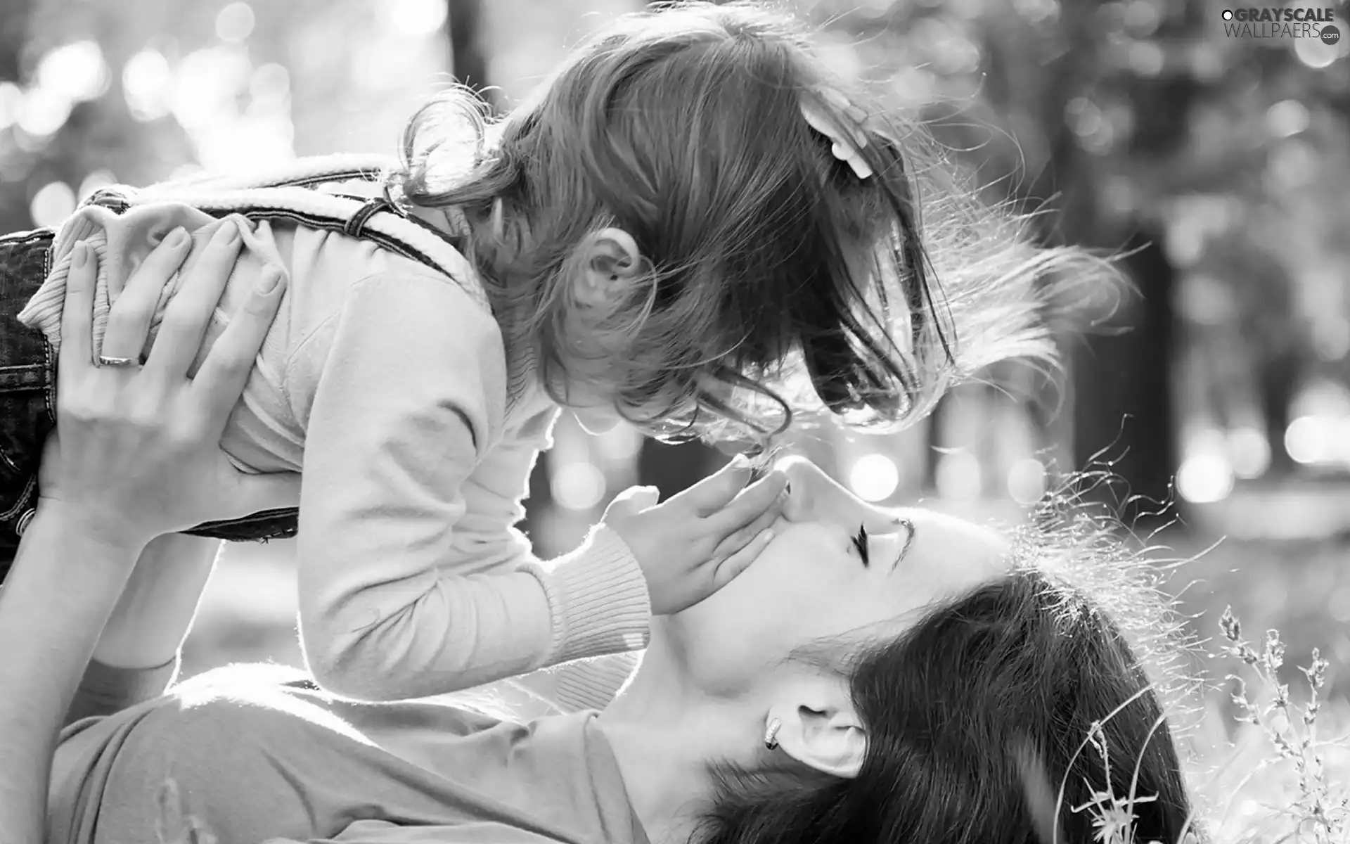 Women, summer, Park, girl