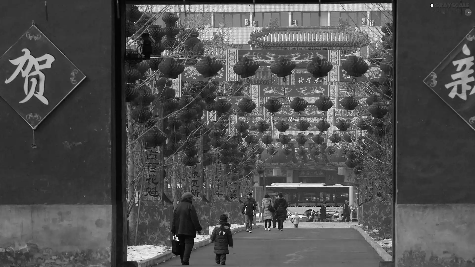 People, China, Gate