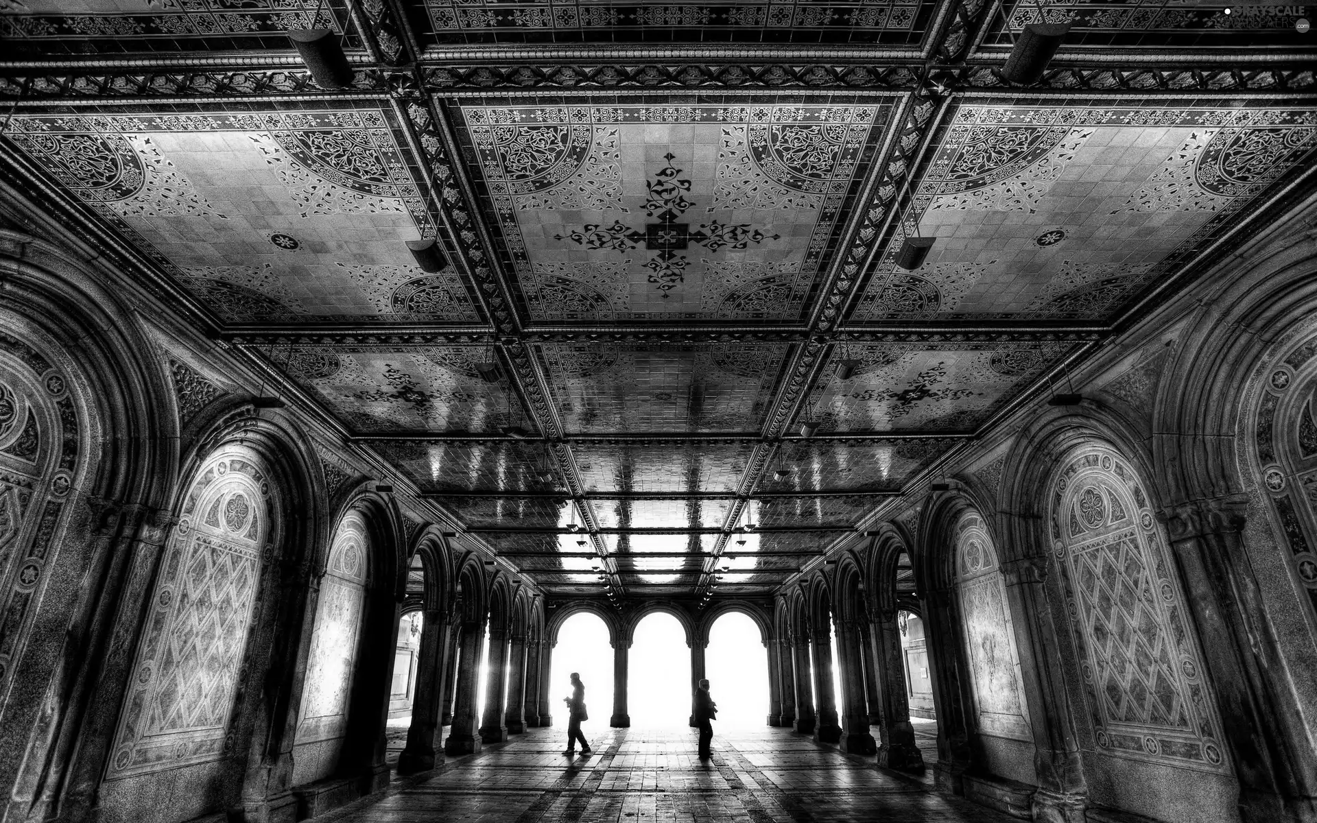 People, vintage, interior