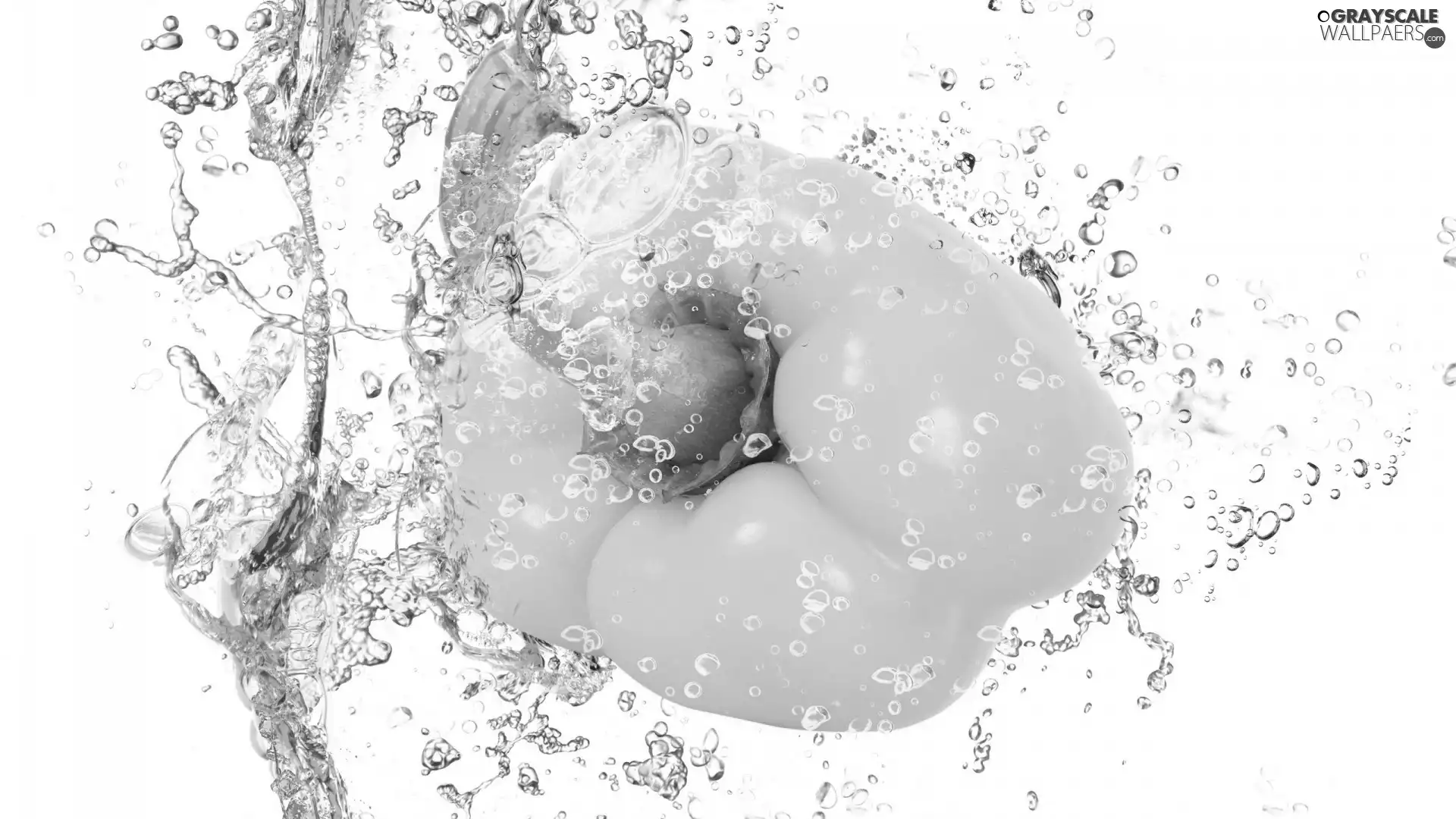 pepper, water