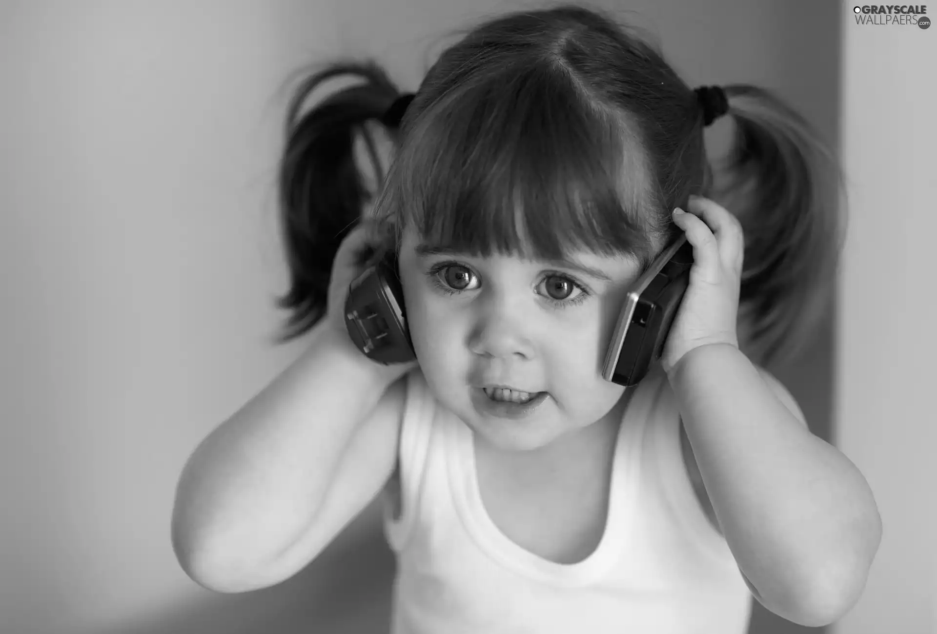 small, girl, Phones, Sweet