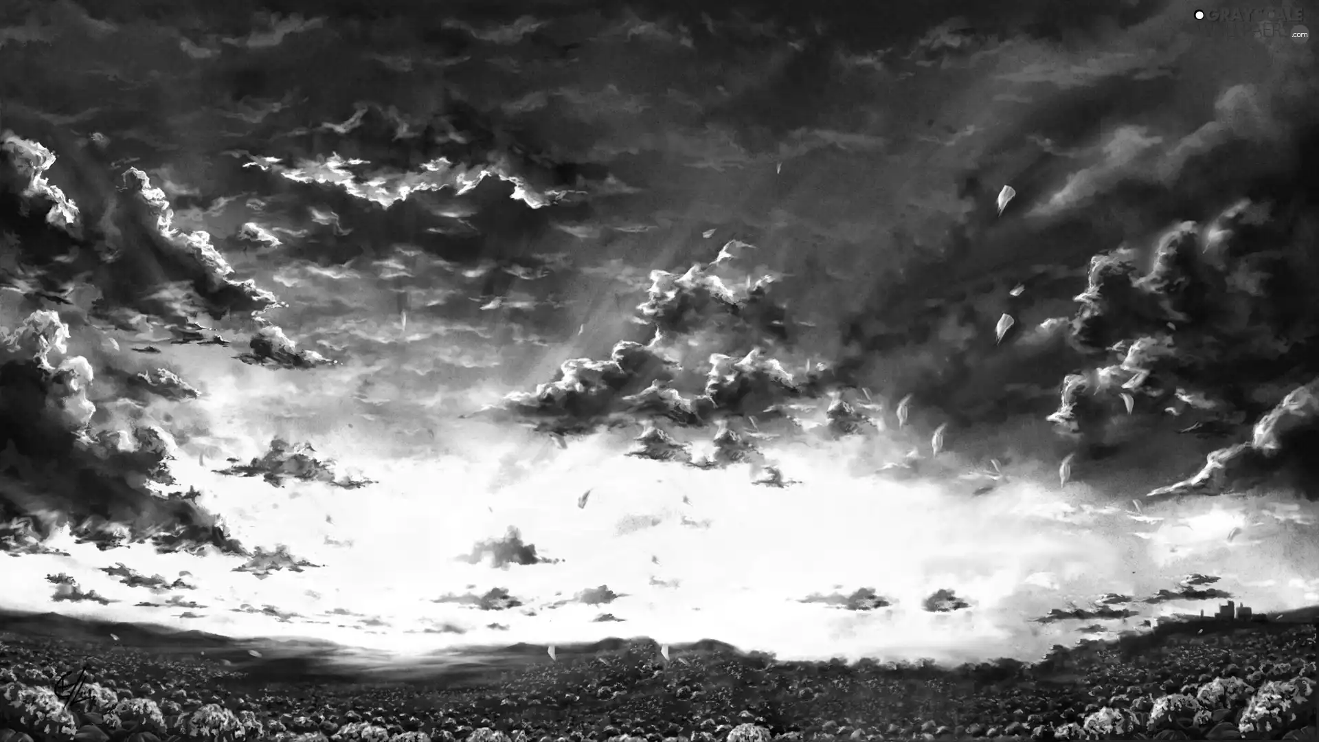 picture, Sky, clouds
