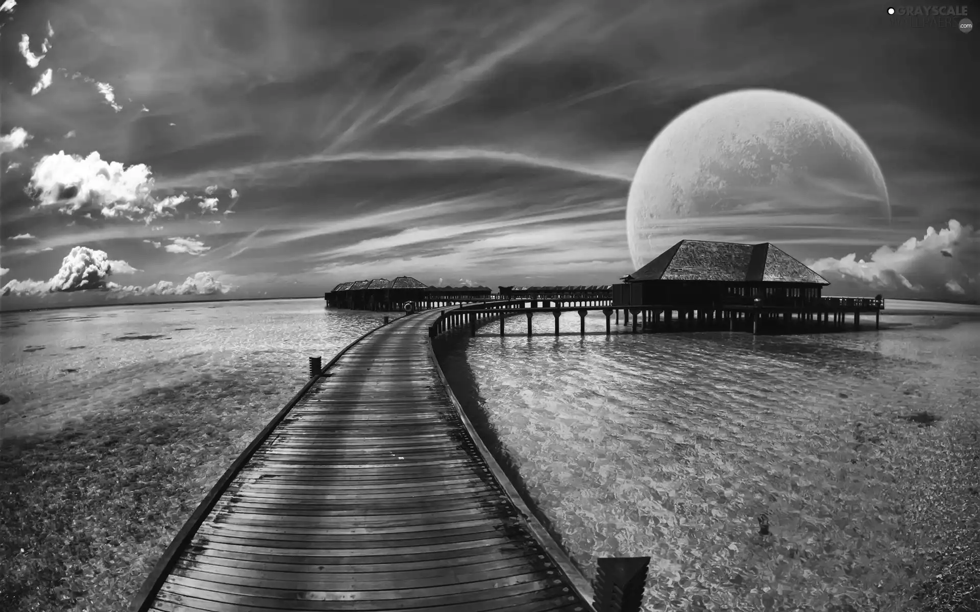 sea, Home, Planet, pier