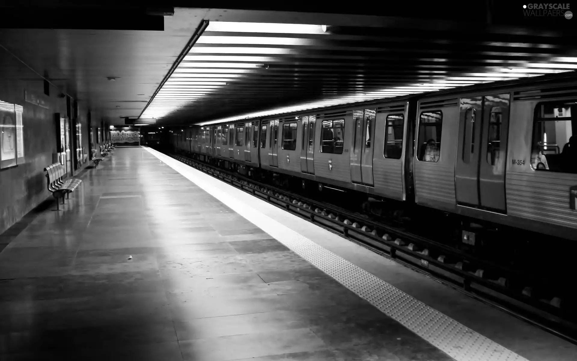 platform, metro, station