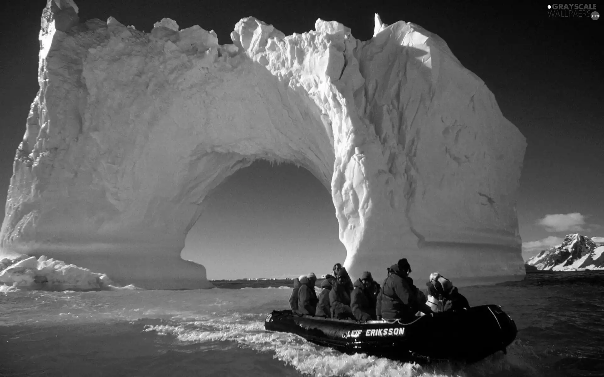 point, mountains, Ice