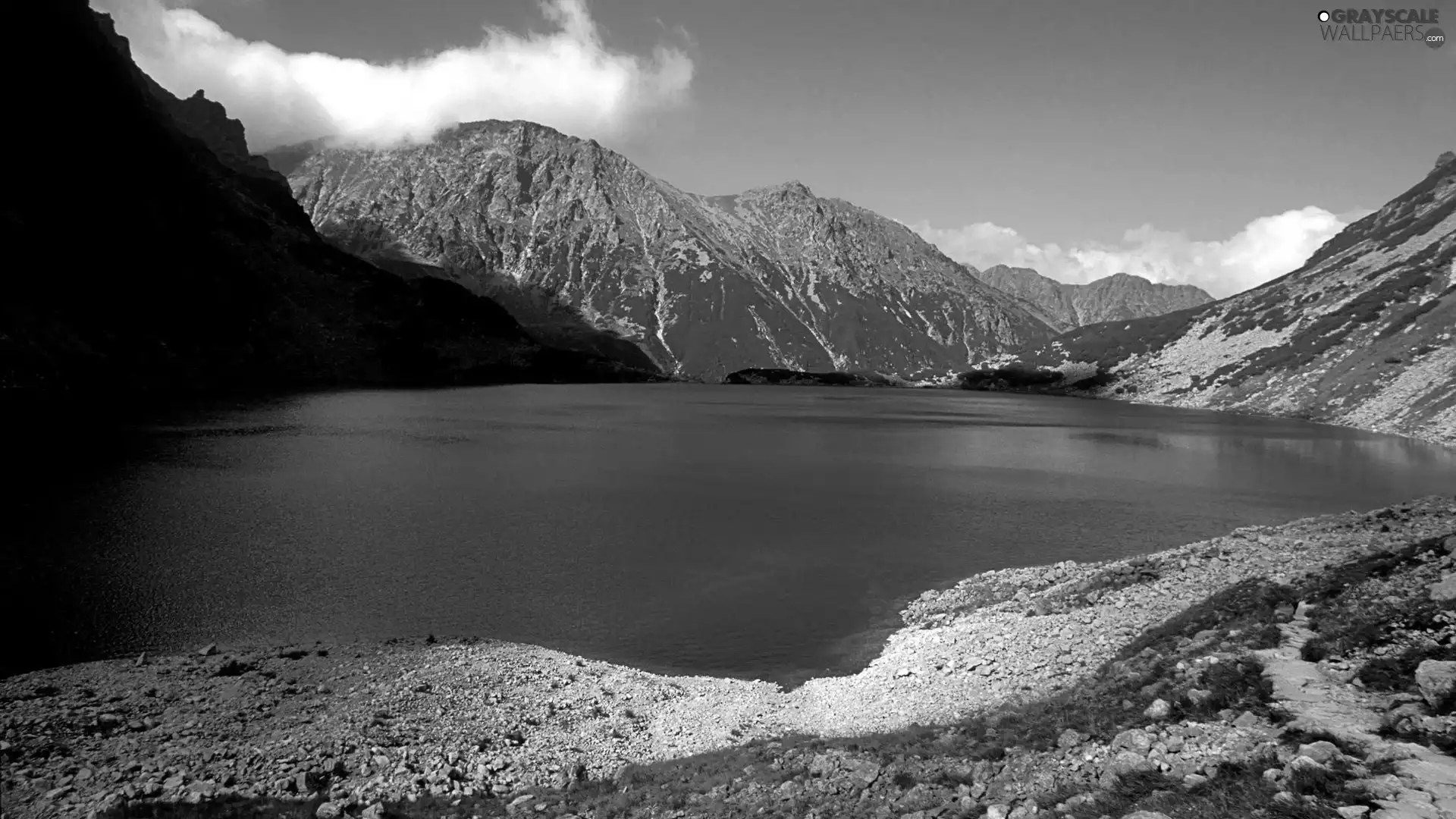 Zakopane, Black, Pond - car, Tatras