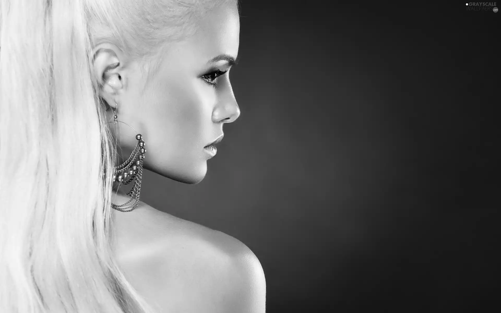 profile, Women, Blonde