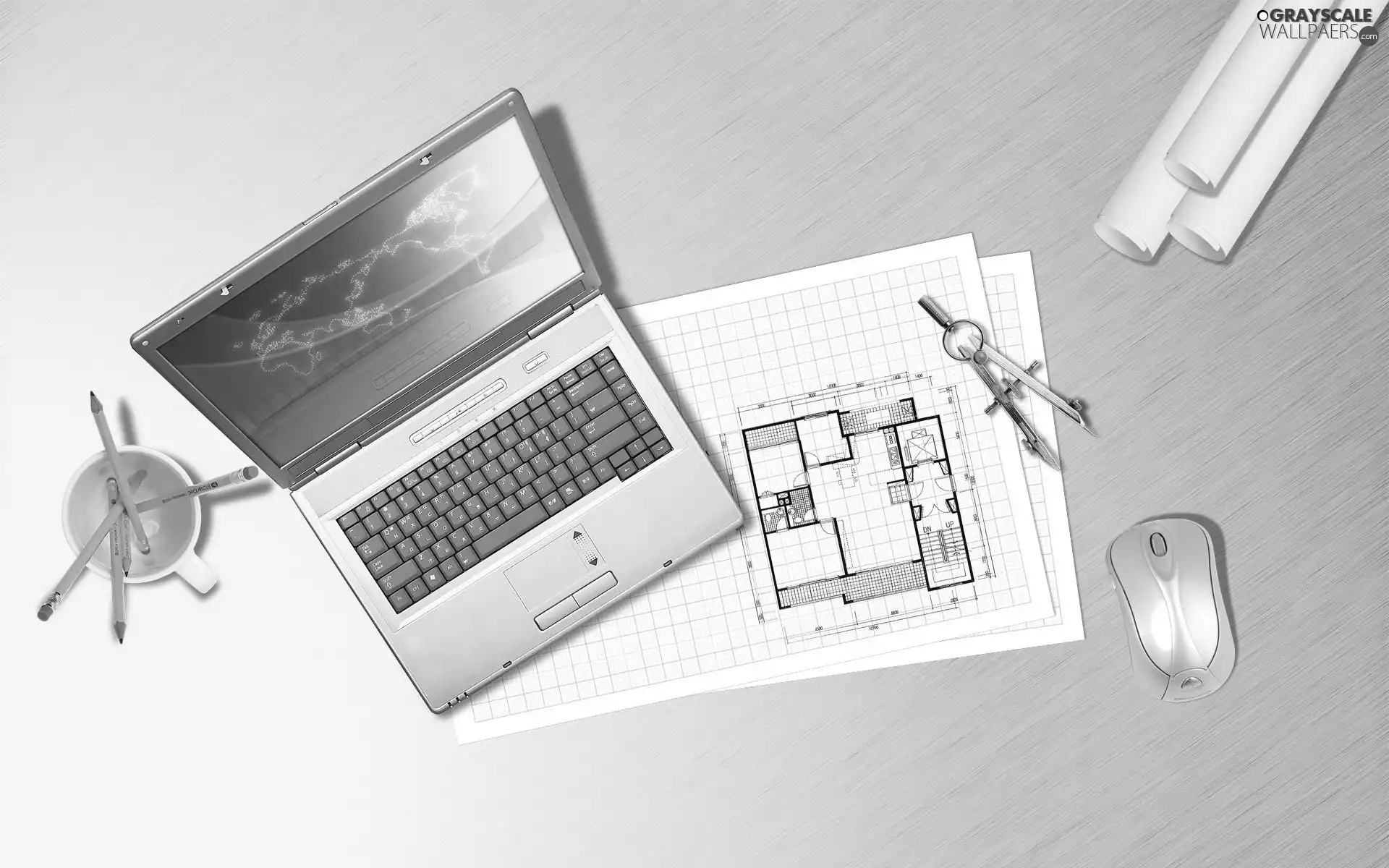 Table, Notebook, Project, Architect