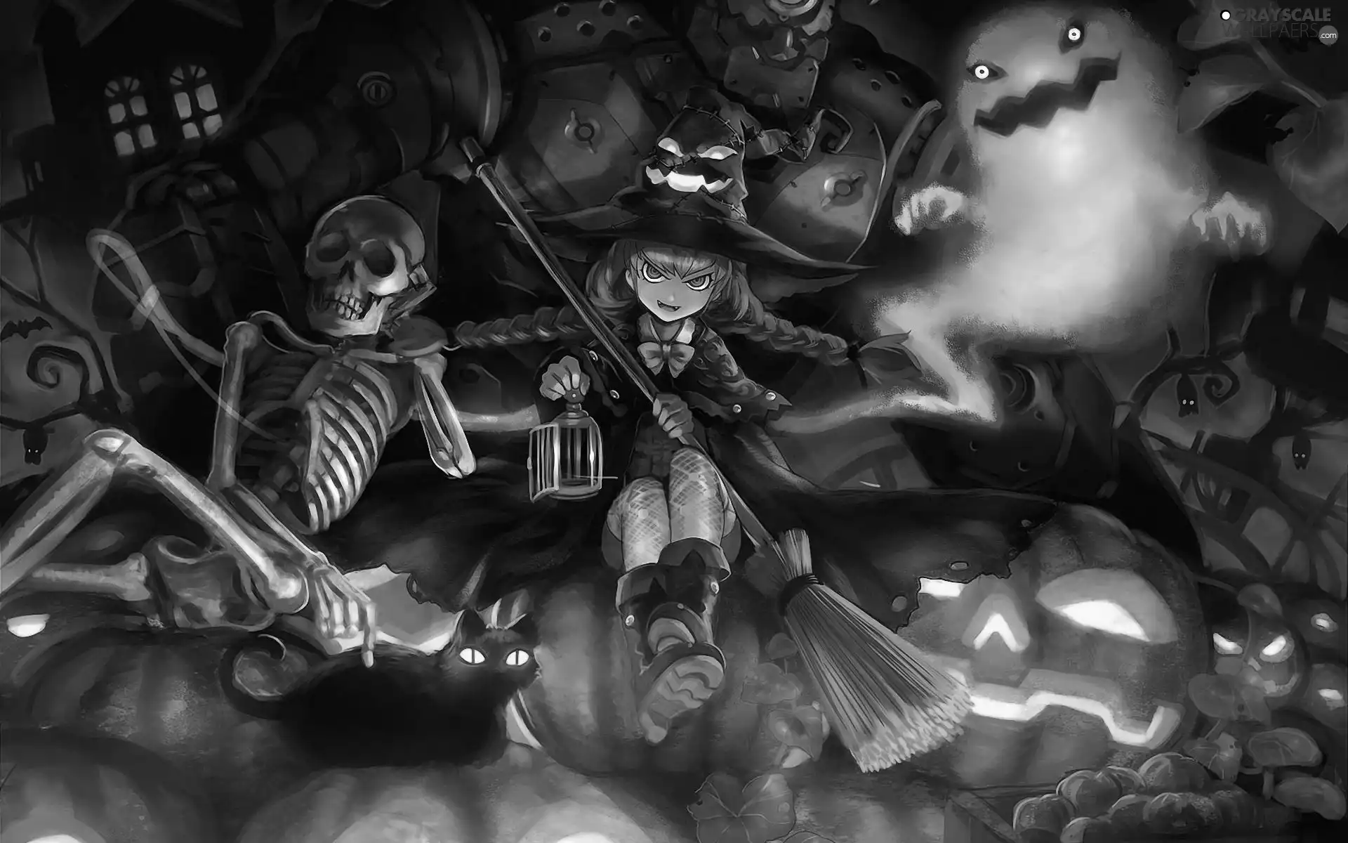 pumpkin, halloween, Characters