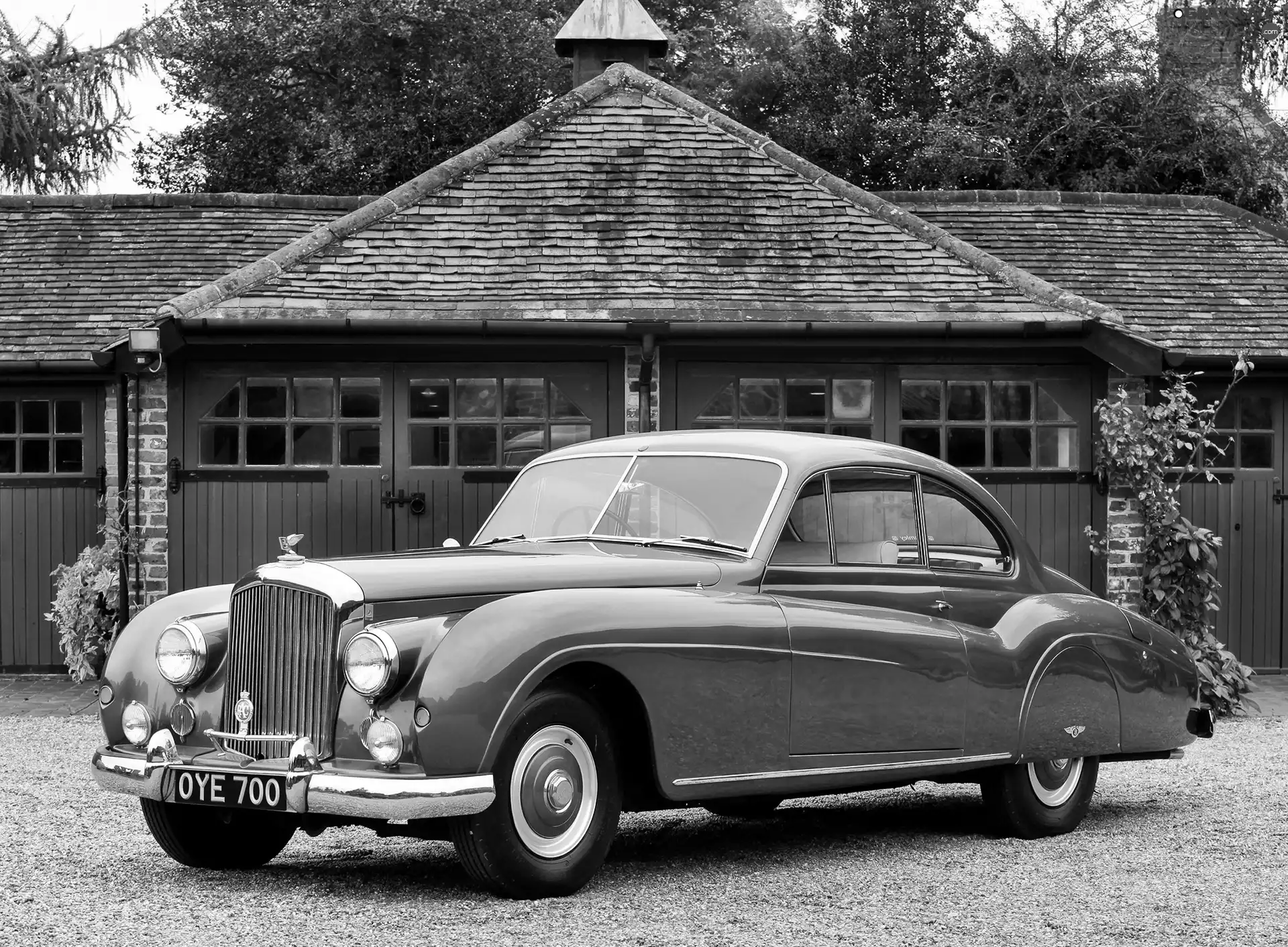 The historic car, Gray, Bentley R-Type Coupe