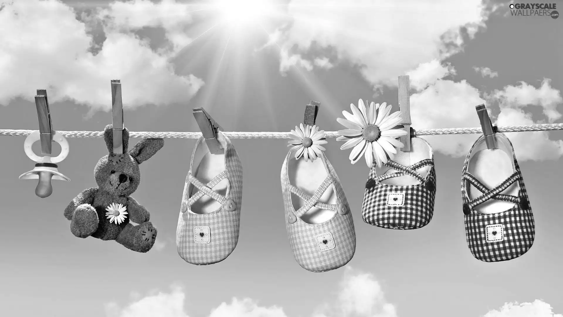 rabbit, nipple, string, Shoes, Sky