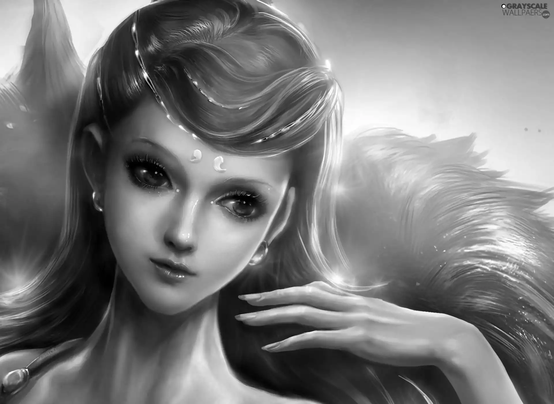 Beauty, fantasy, rapprochement, girl