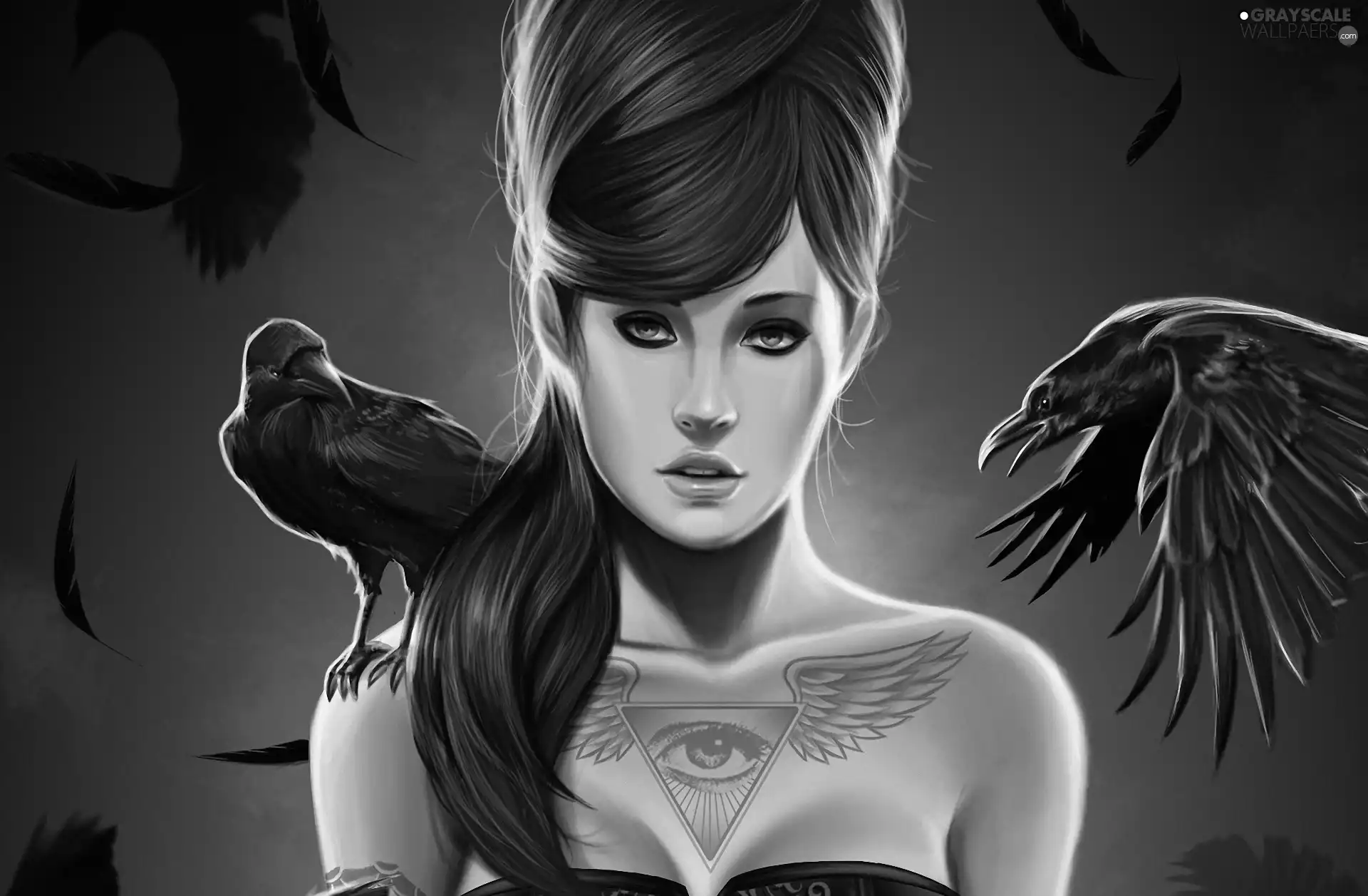 Ravens, Women, Tattoo
