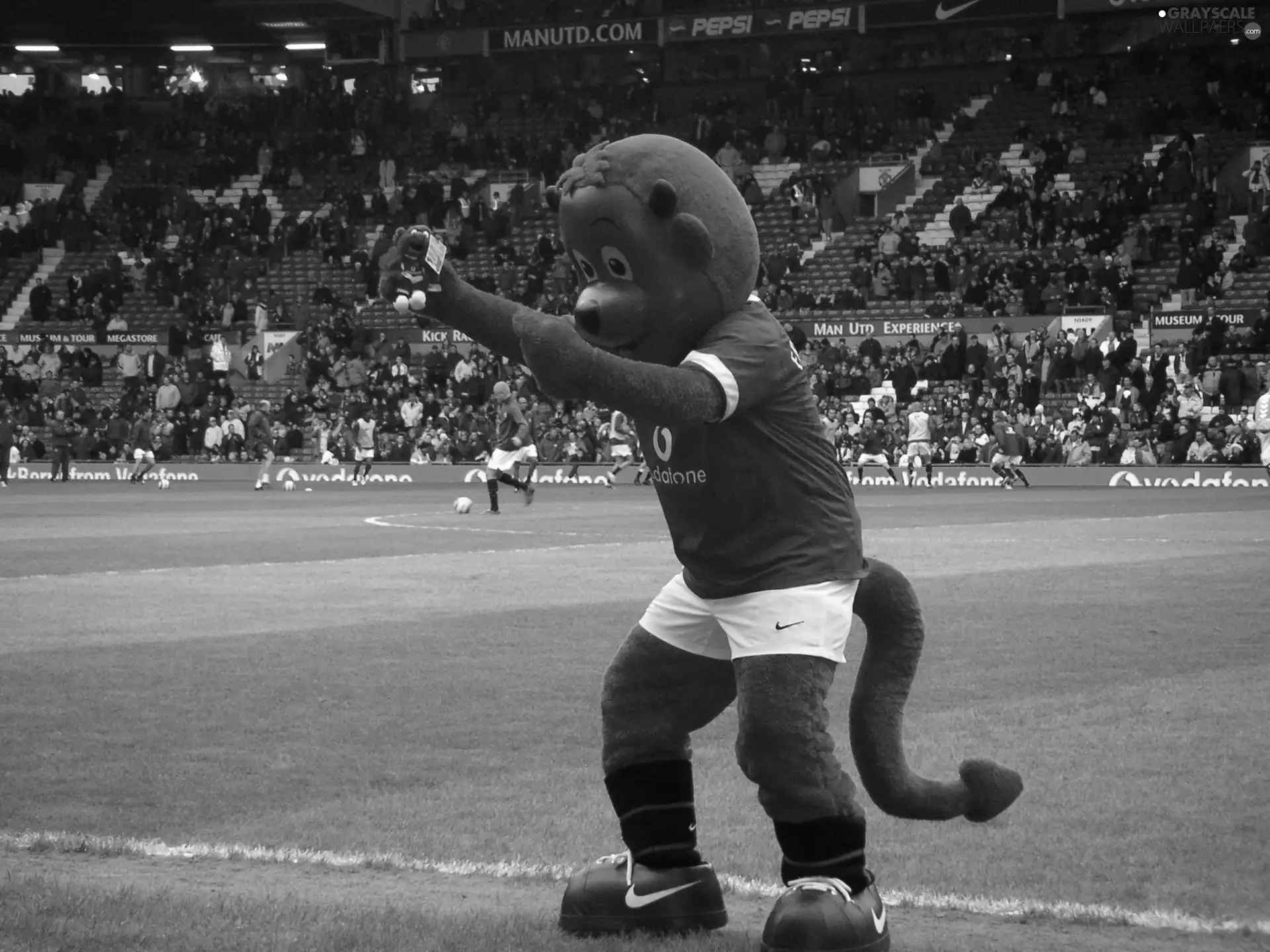 mascot, Manchester United, red hot