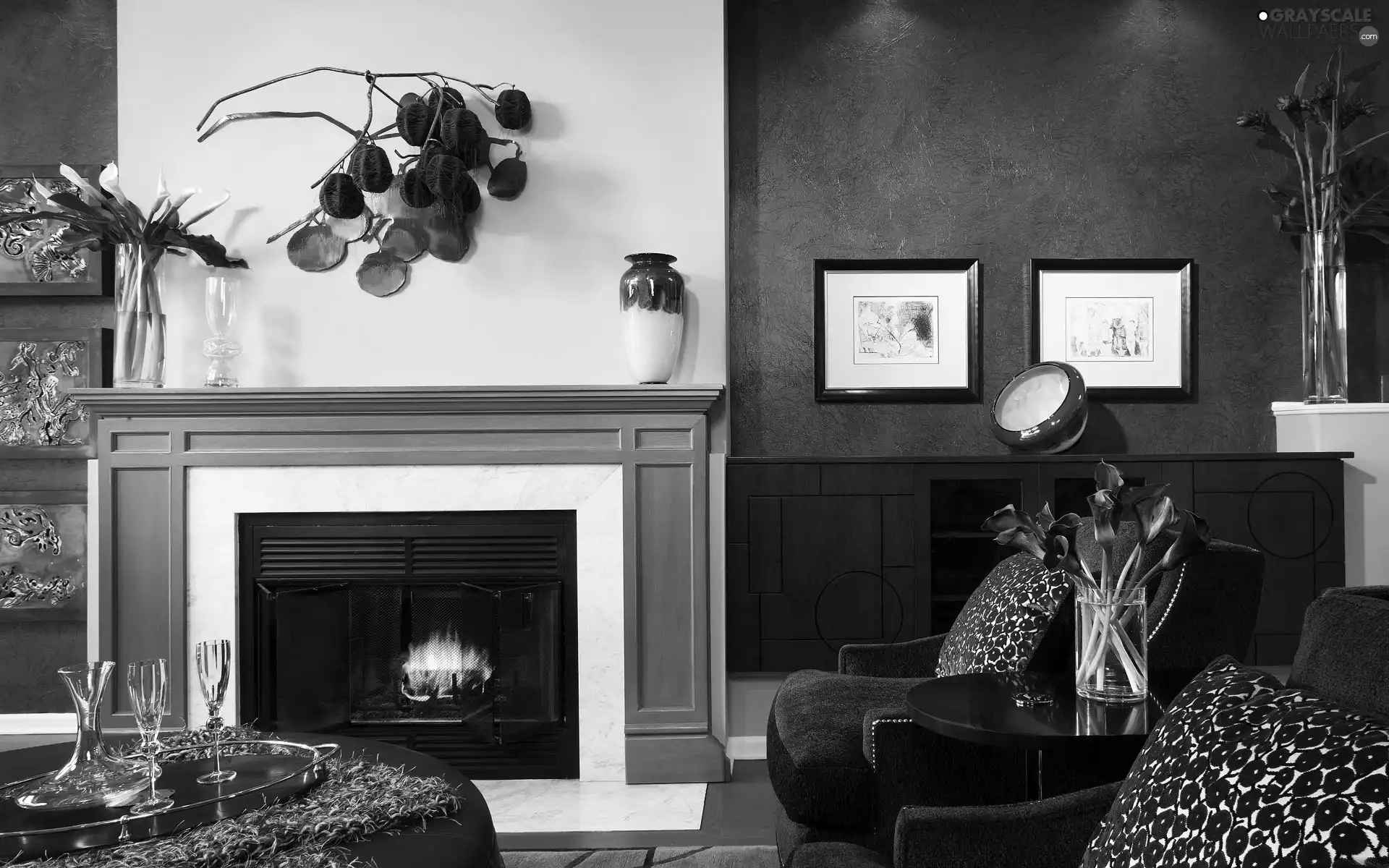 Room, Big Fire, rest, burner chimney