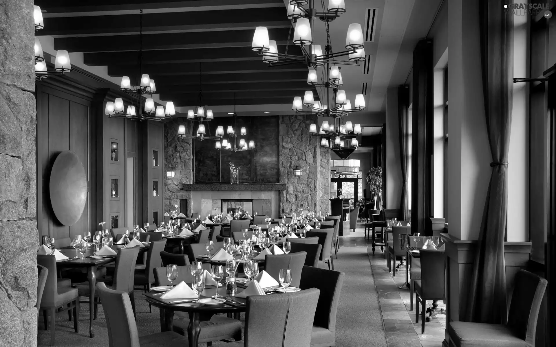 Tables, Hotel hall, Restaurant