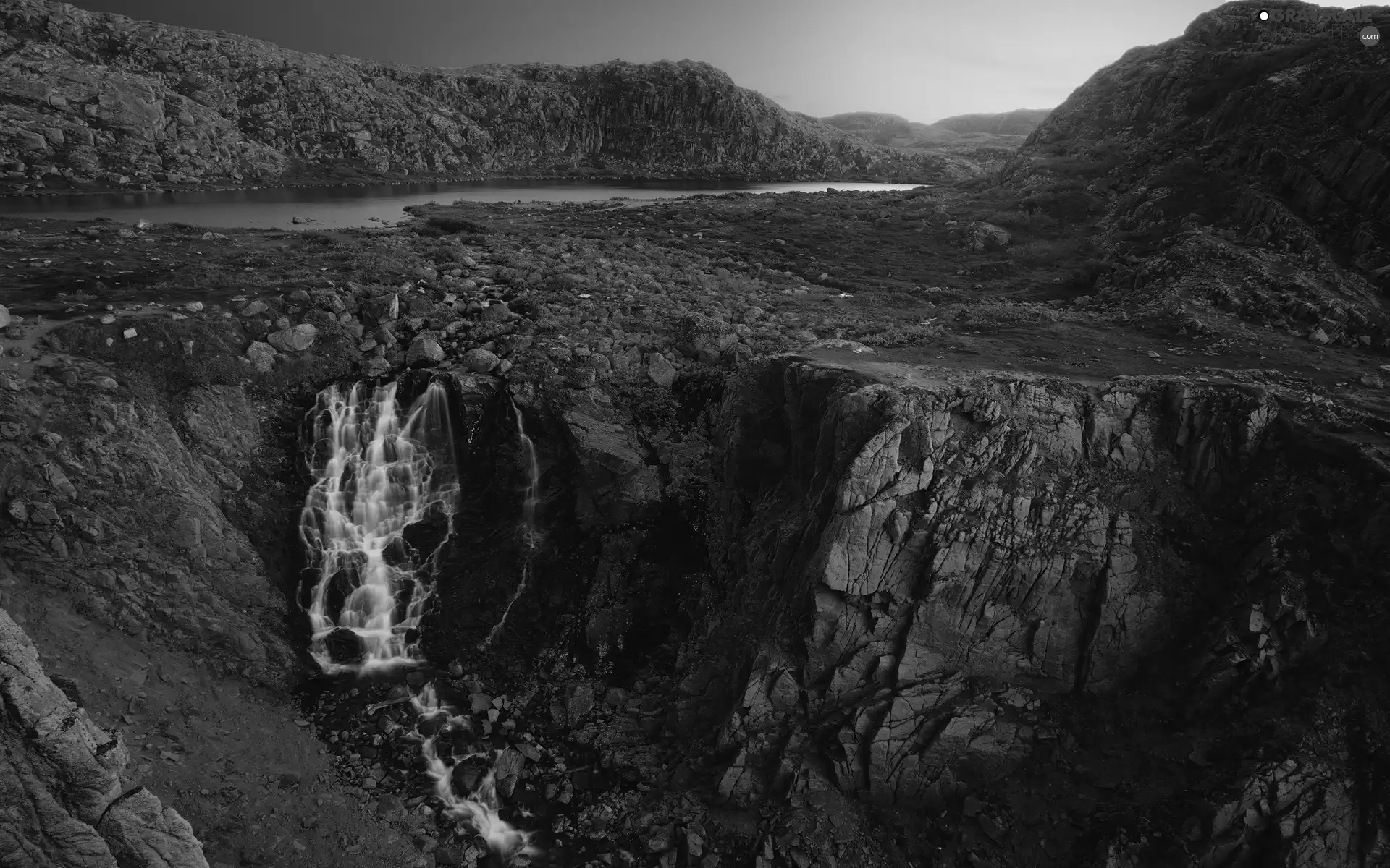 stream, River, rocks, lake, Mountains