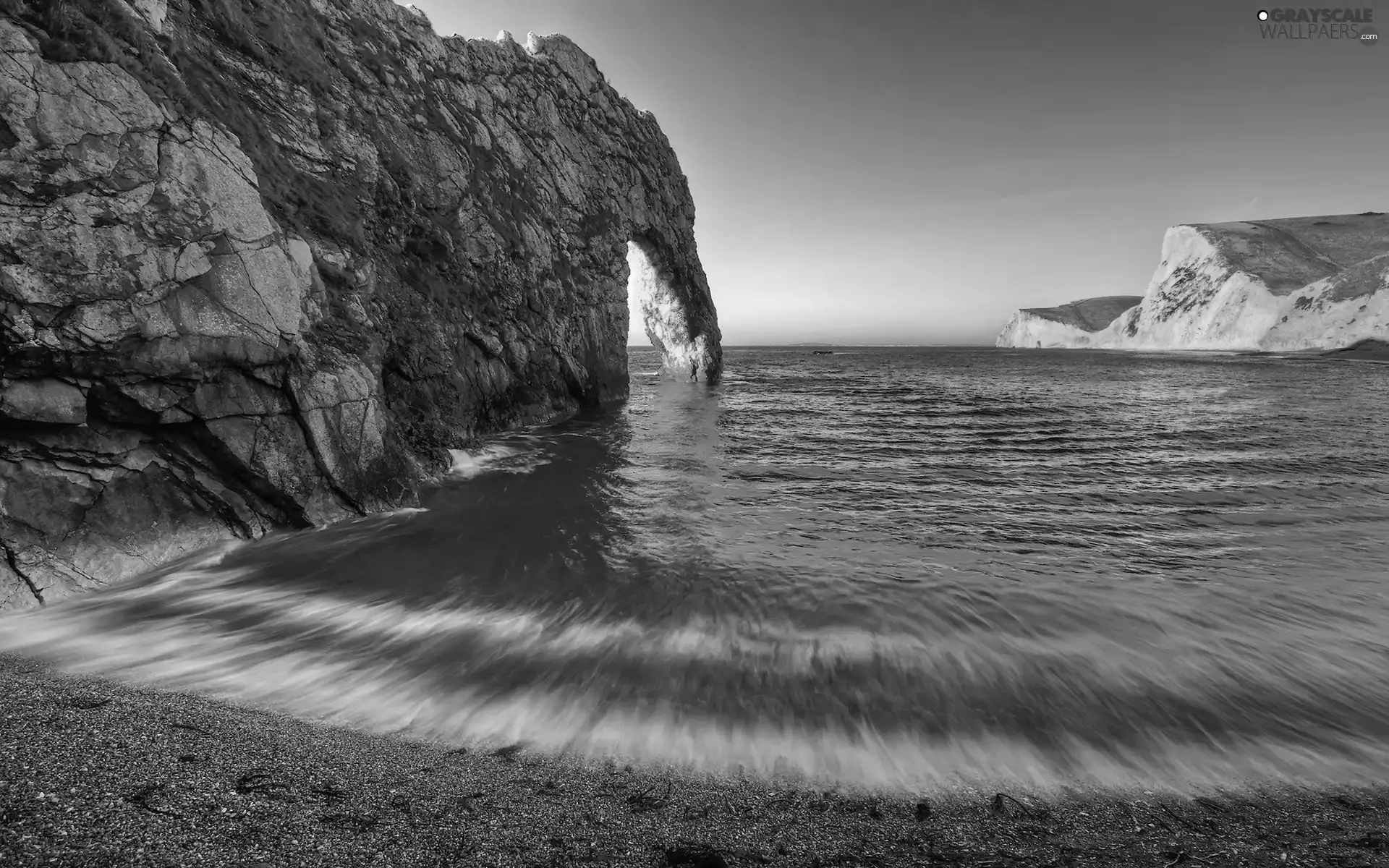 rocks, sea, Beaches