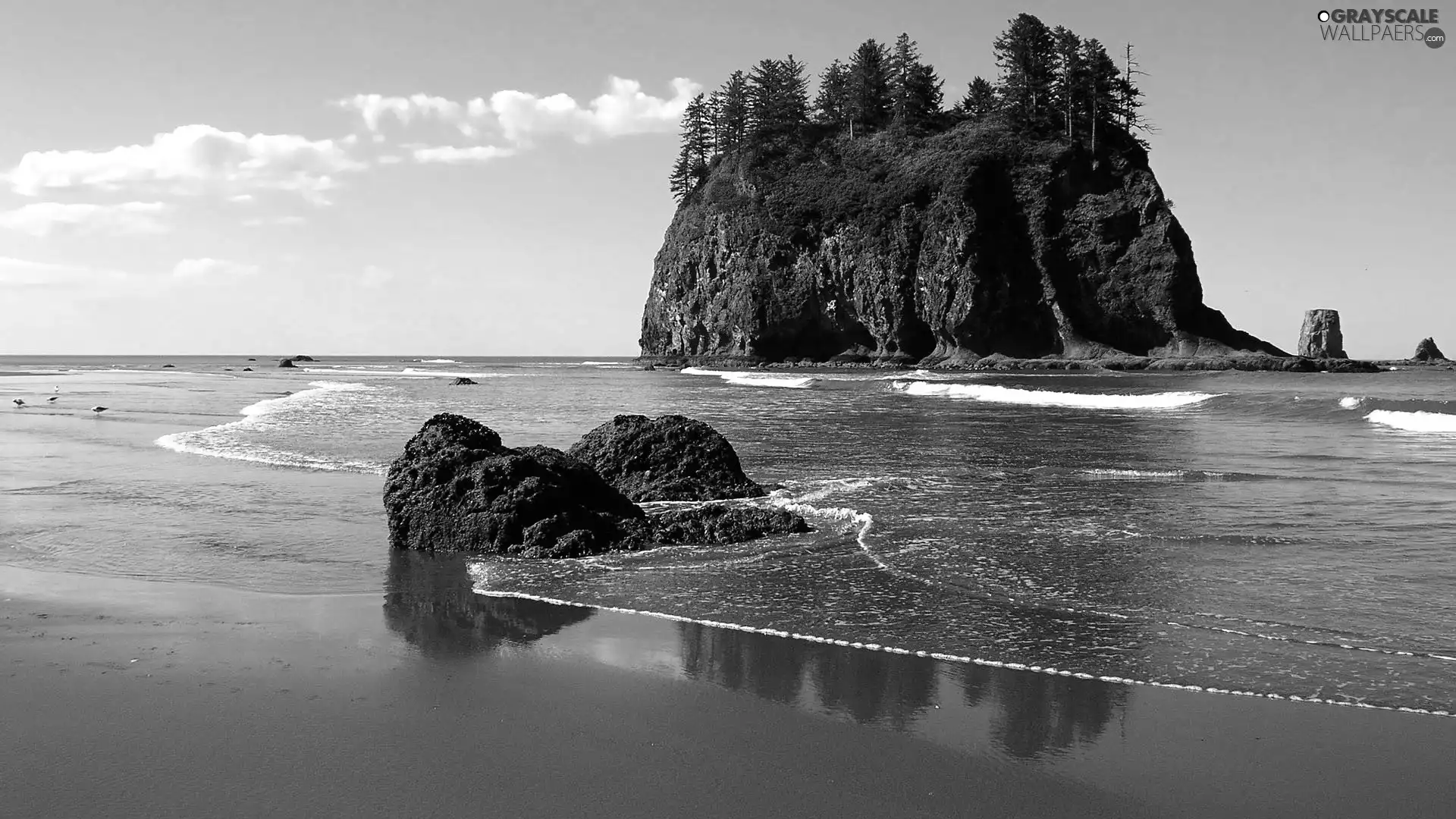 rocks, sea, Beaches