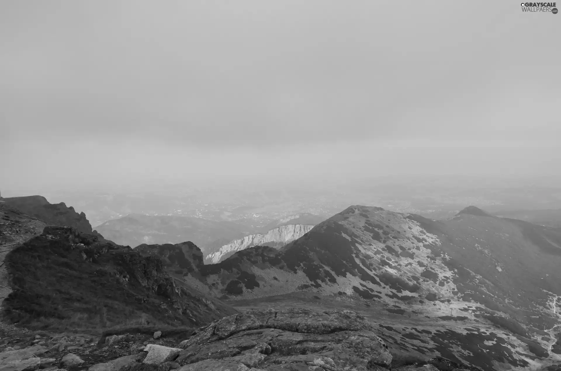 Mount Kasprowy Wierch, rocks