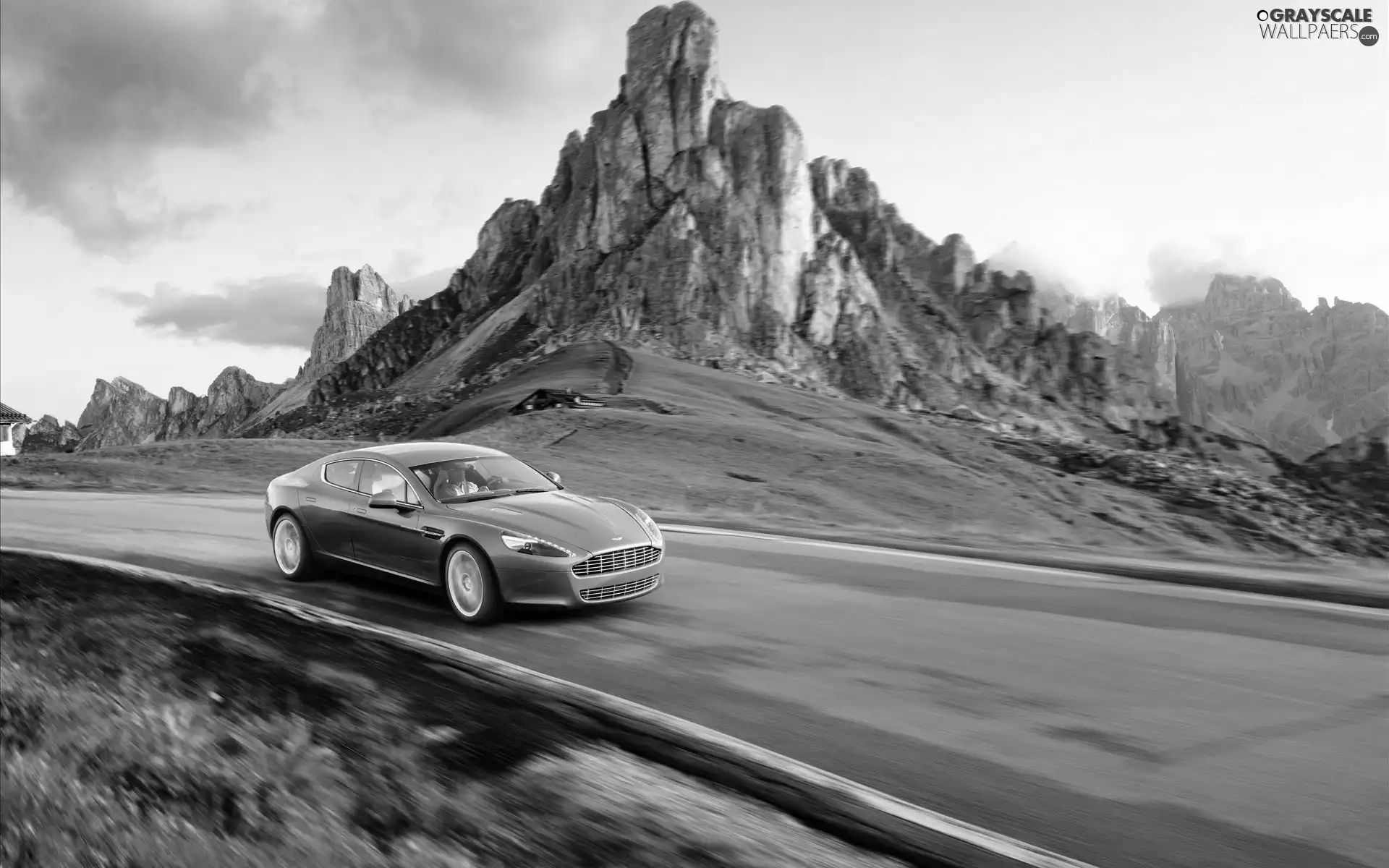 Aston Martin, Way, rocks, Virage