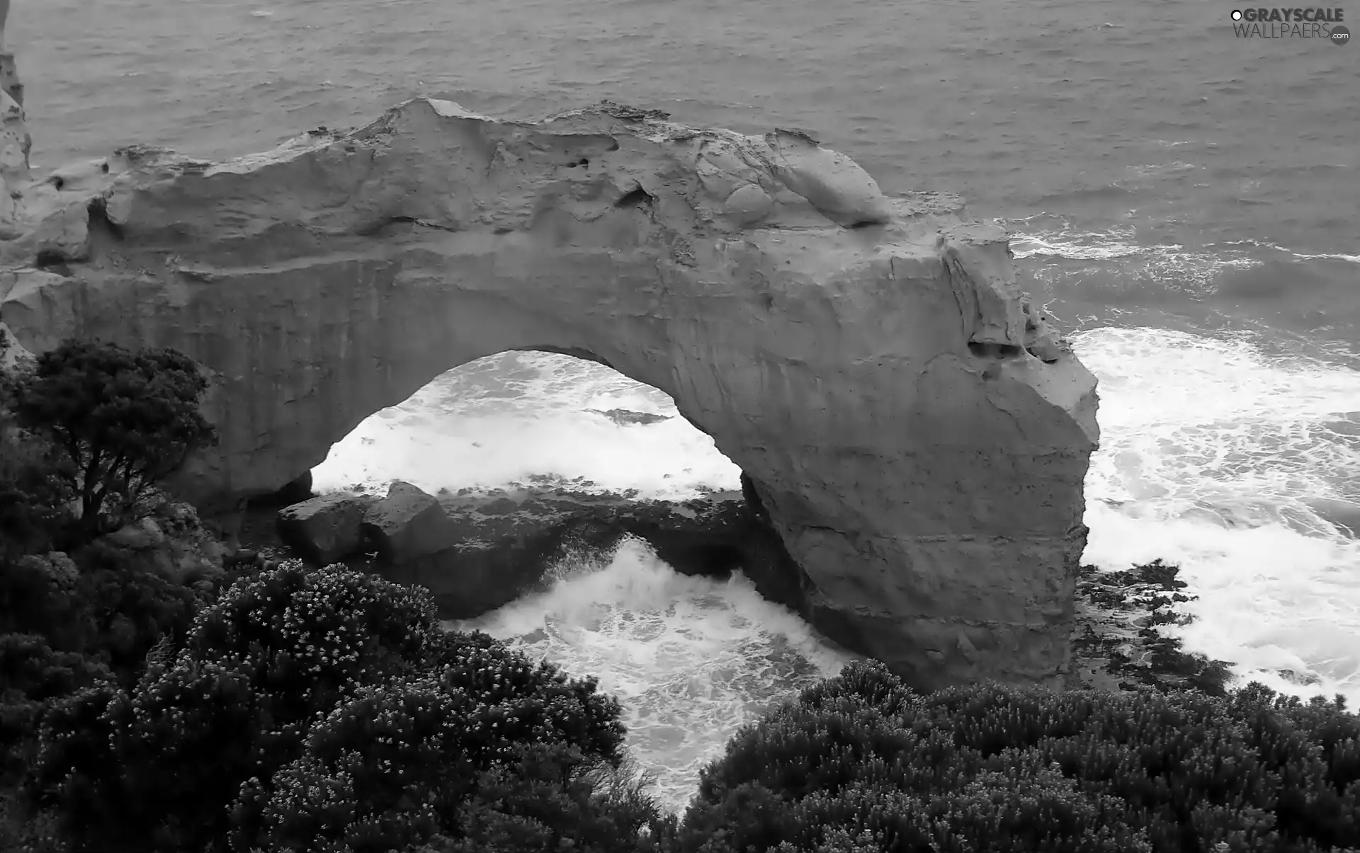 sea, Rocks