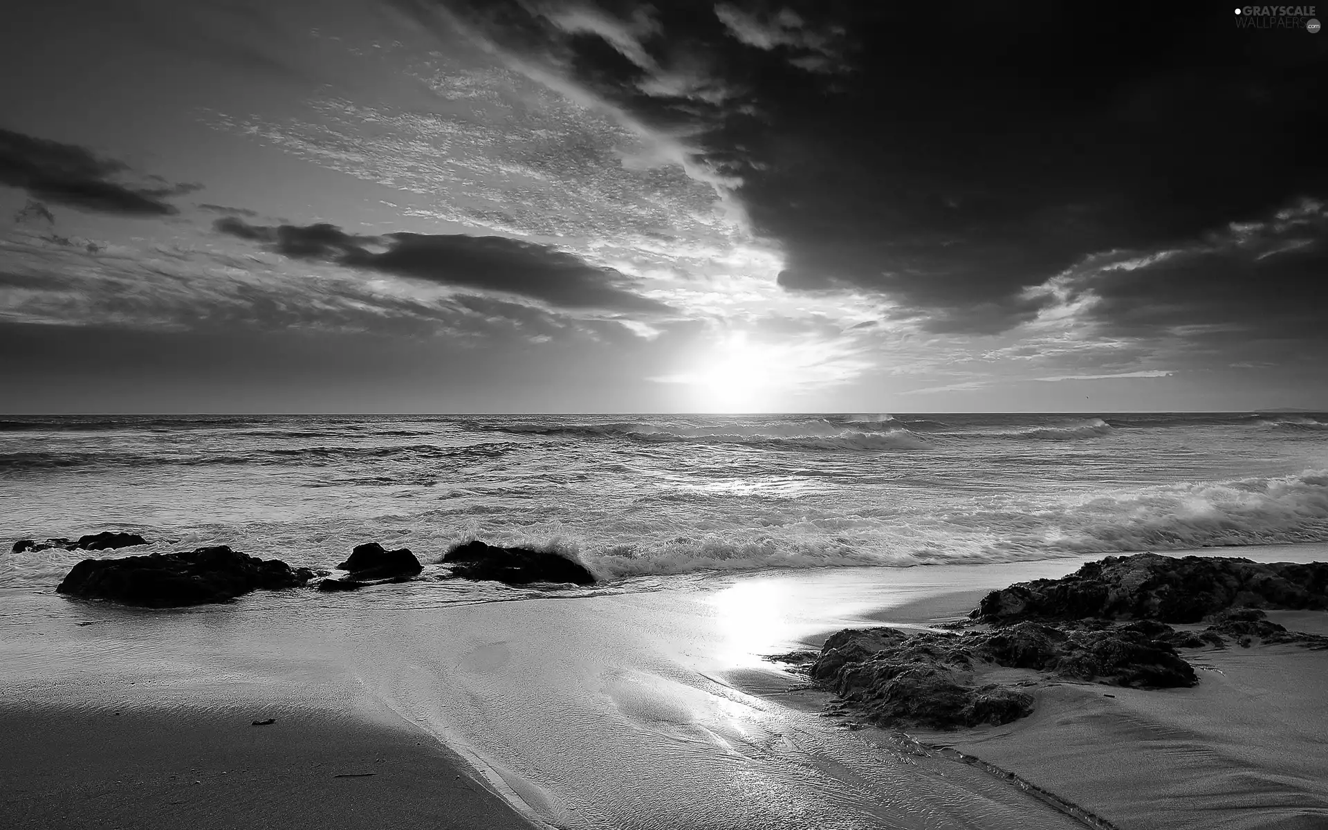 Great Sunsets, sea, rocks