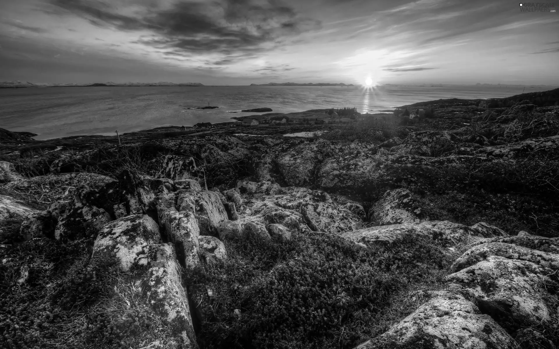 Great Sunsets, sea, rocks