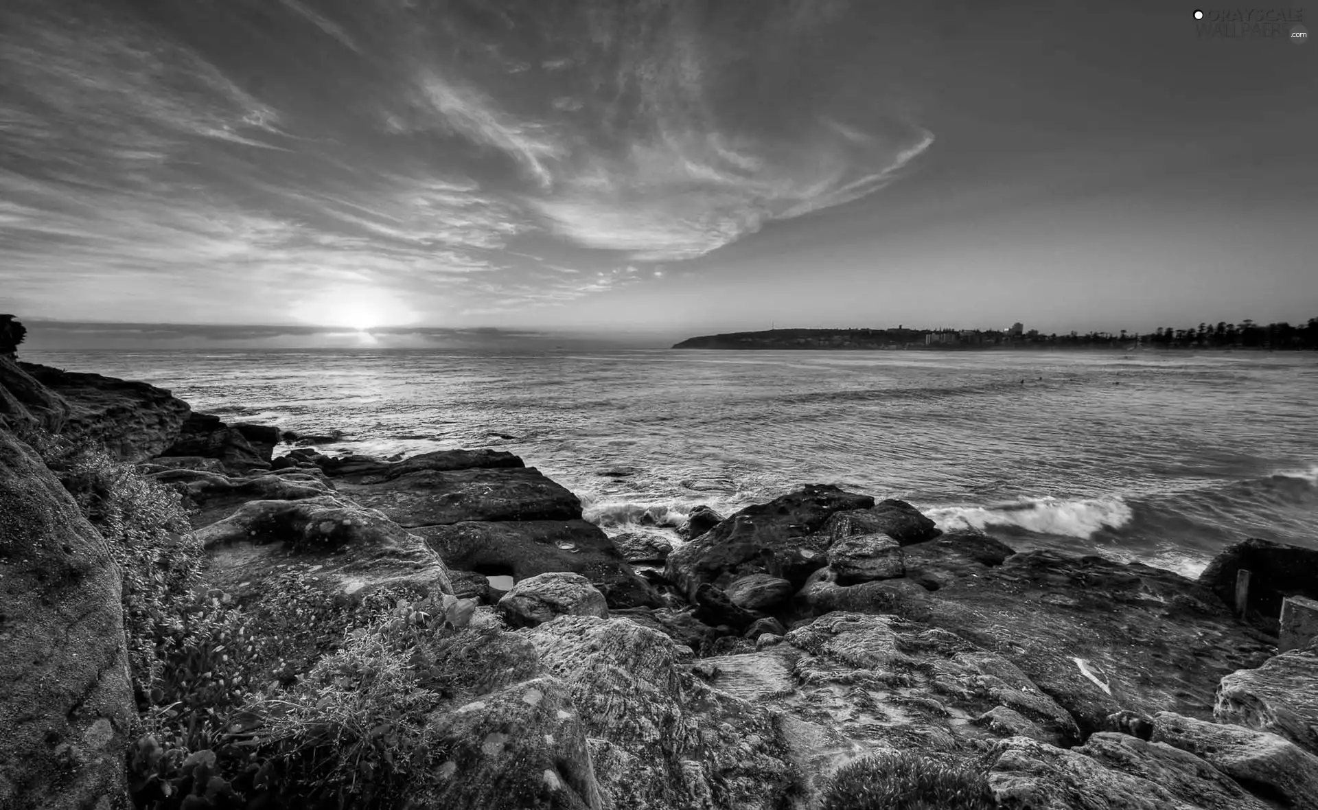 Great Sunsets, sea, rocks