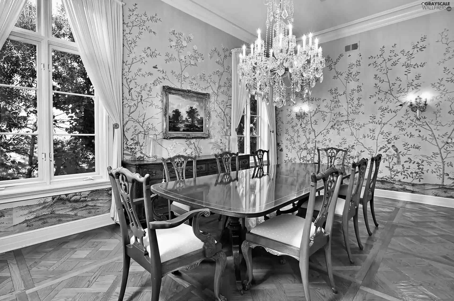 Stylish, dining room
