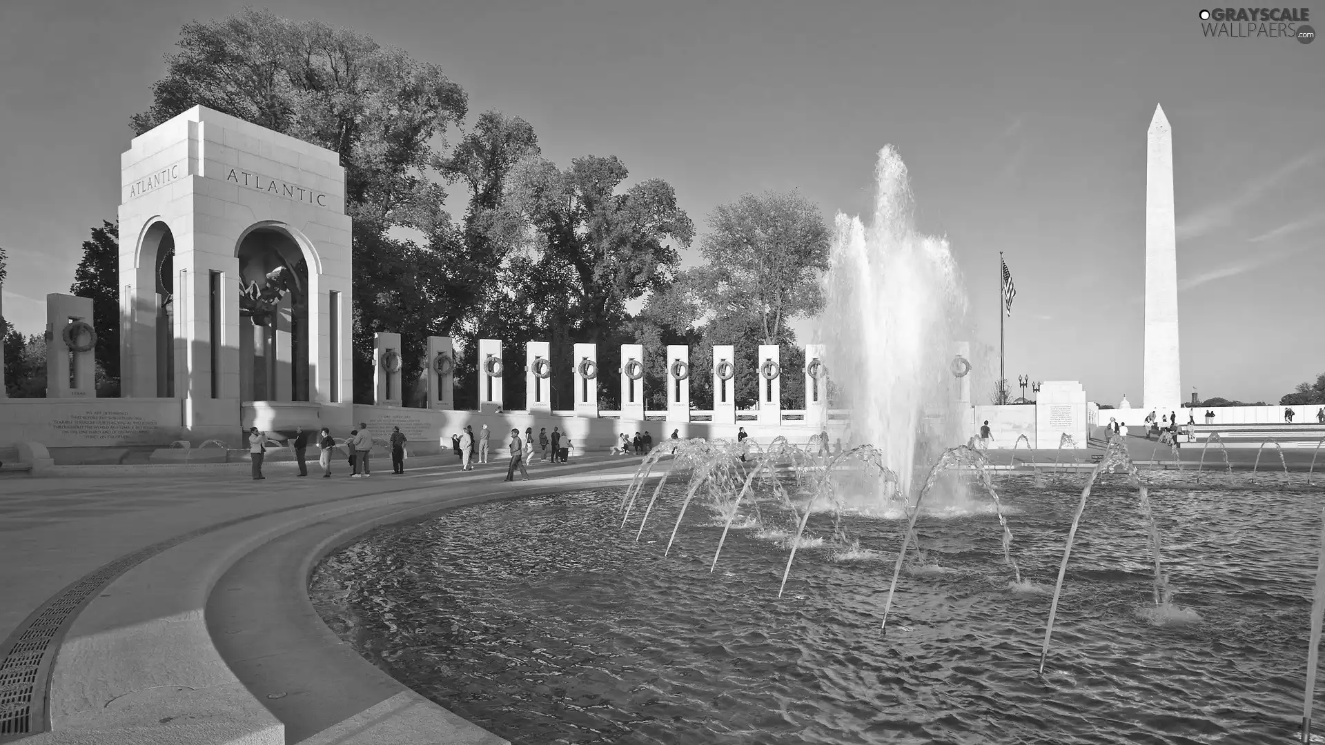 room, memory, fountain, water, Beauty