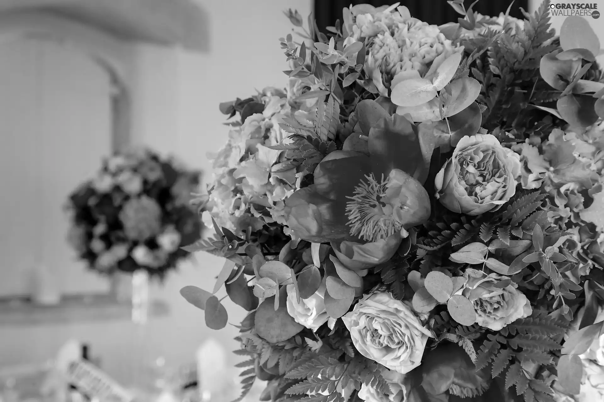 Bouquet of Flowers, Peonies, roses