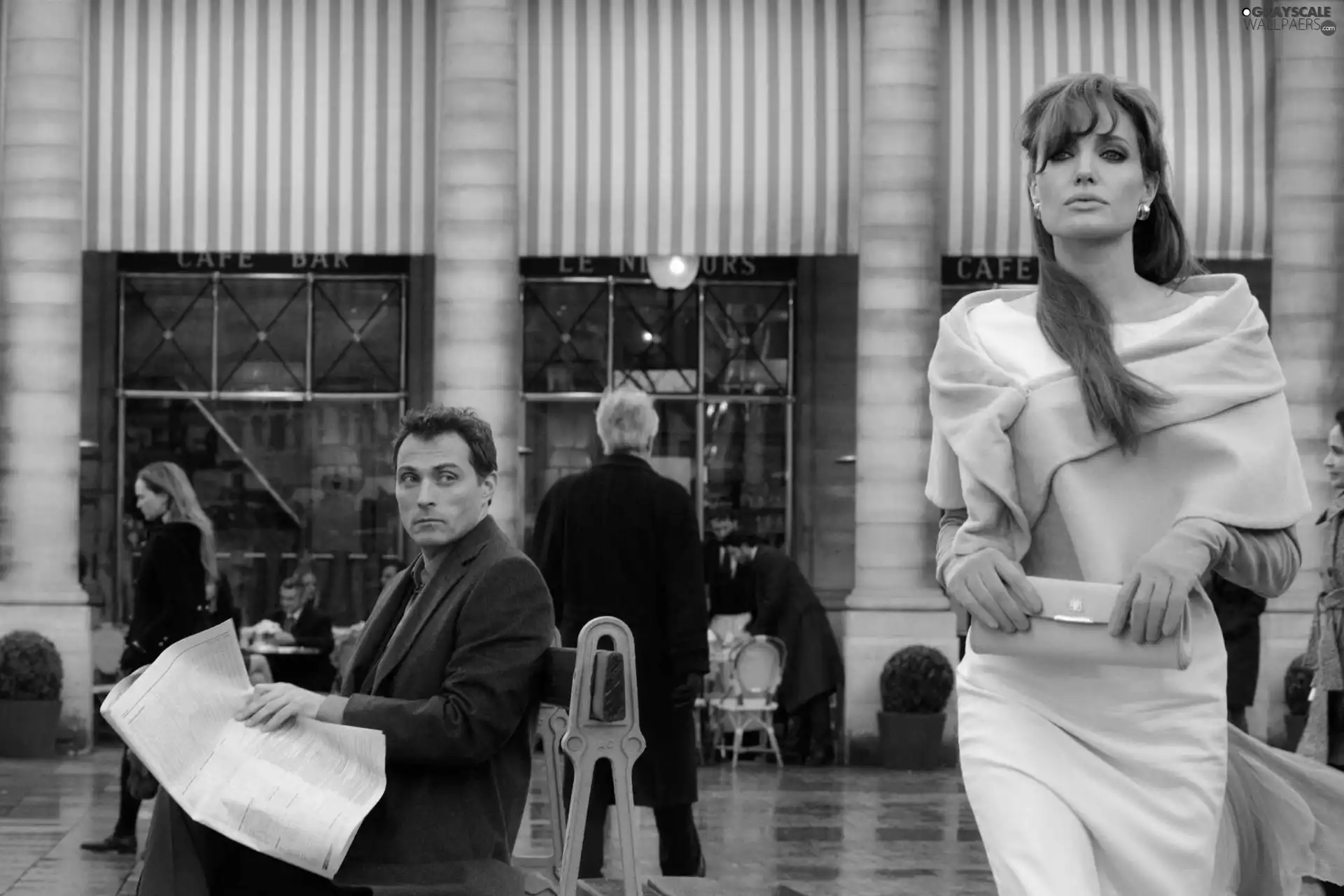 movie, Angelina Jolie, Rufus Sewell, tourist