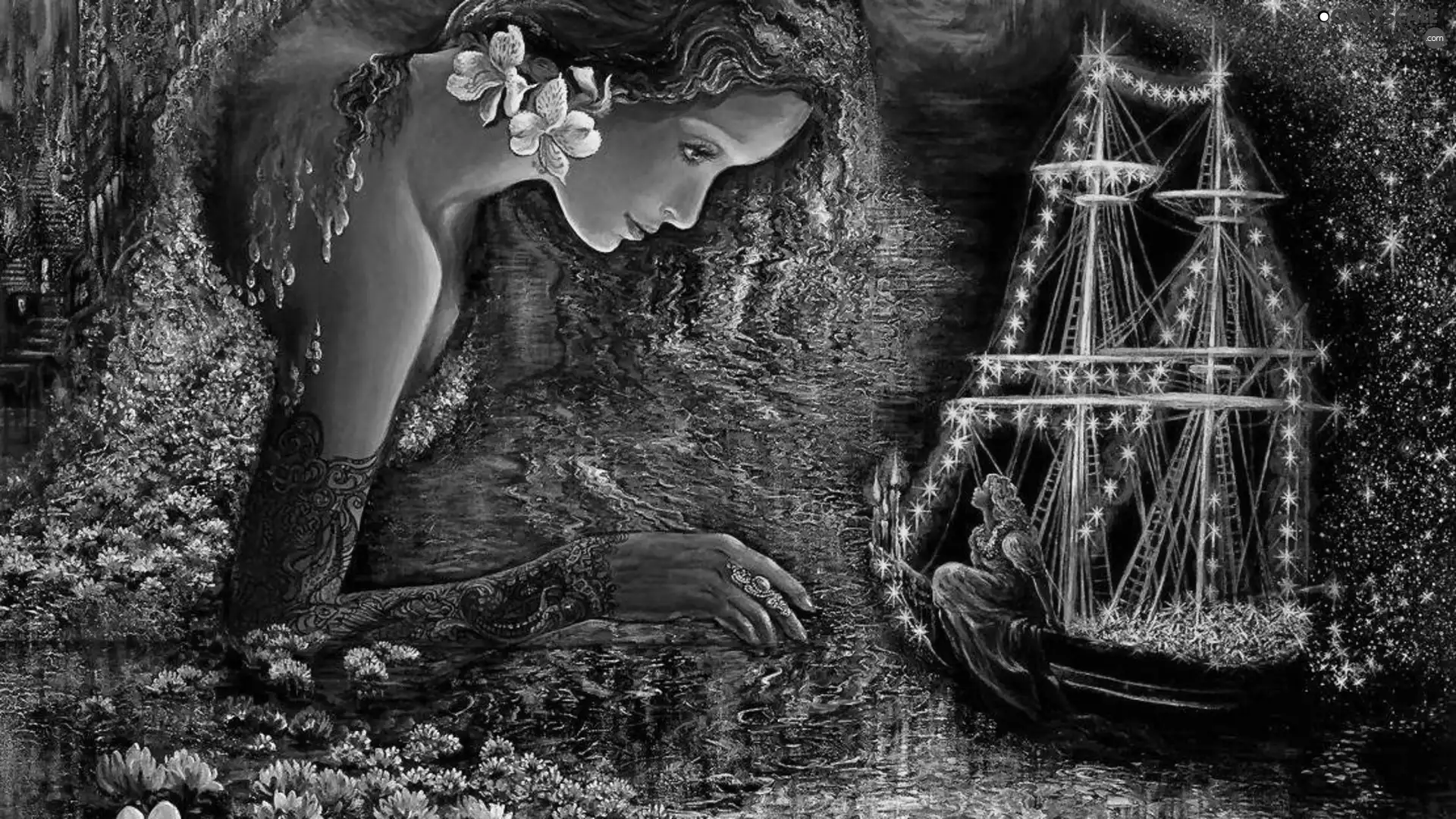 sail, Women, Tattoo