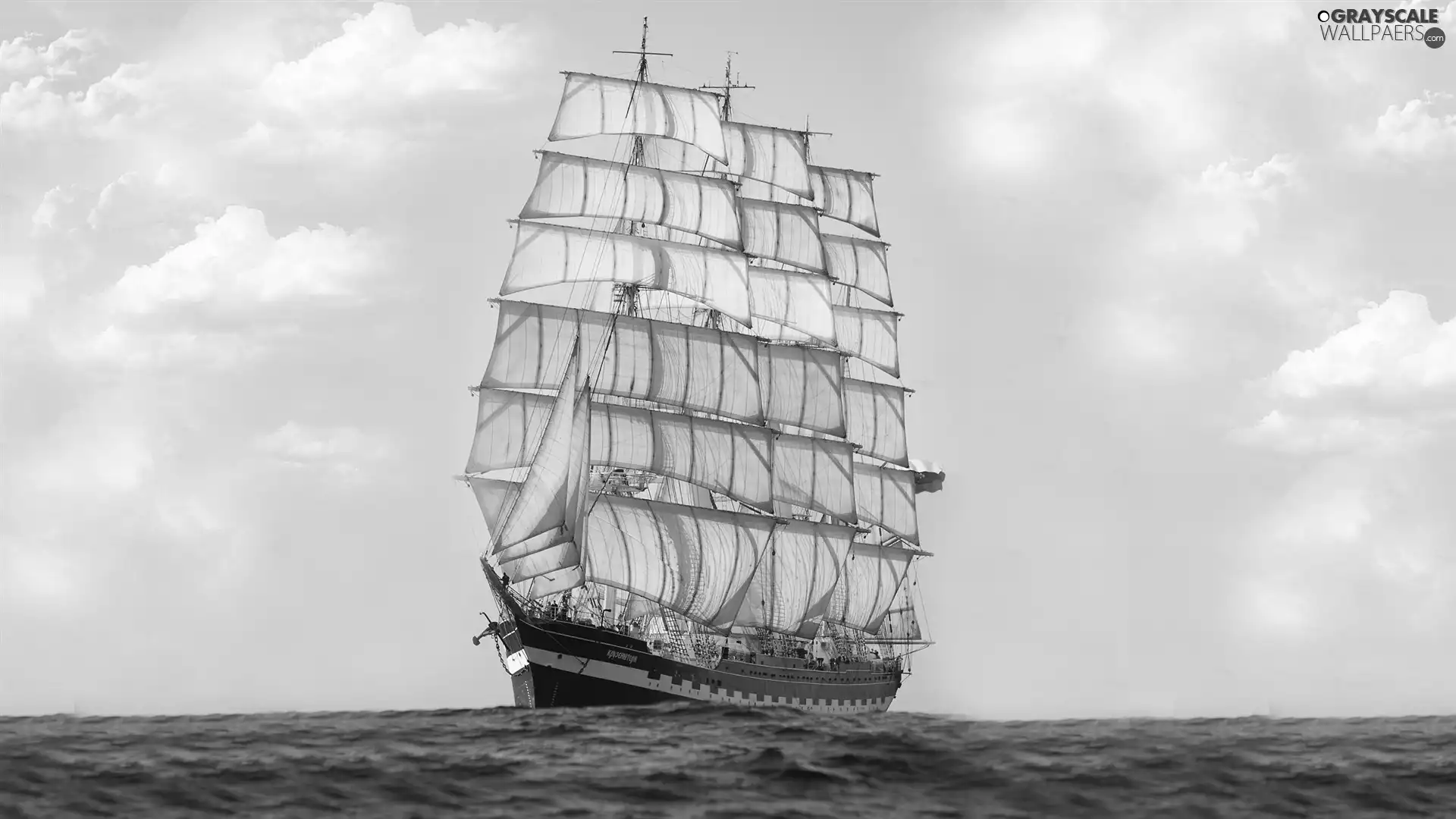 sailing vessel, sea