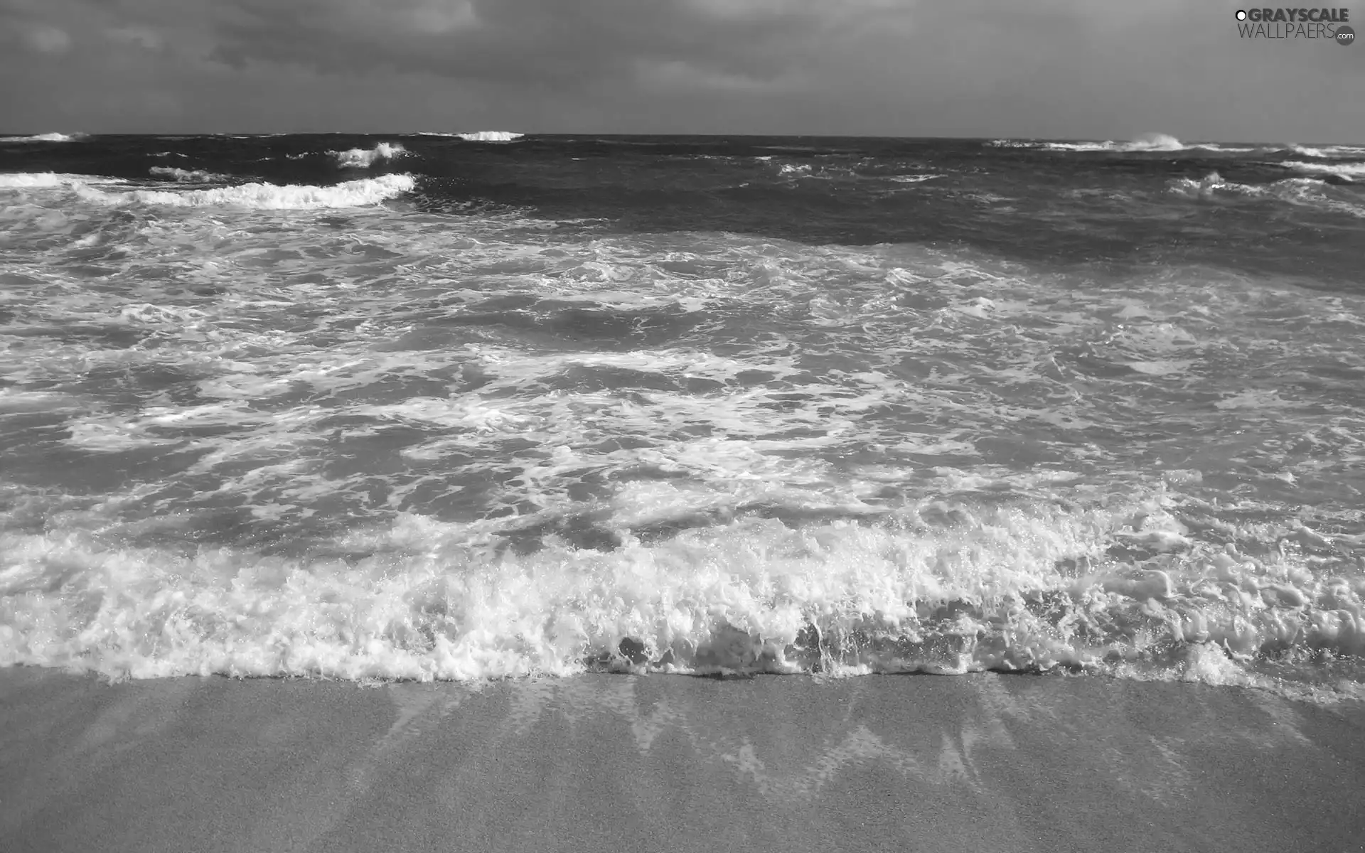 Sand, sea, Waves