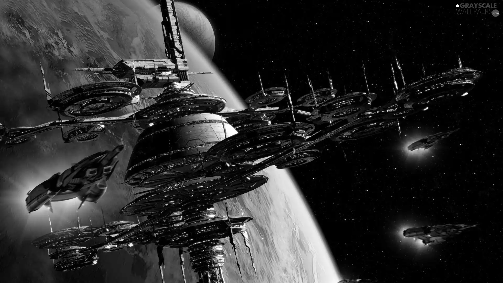 Satellites, Universe, Planets