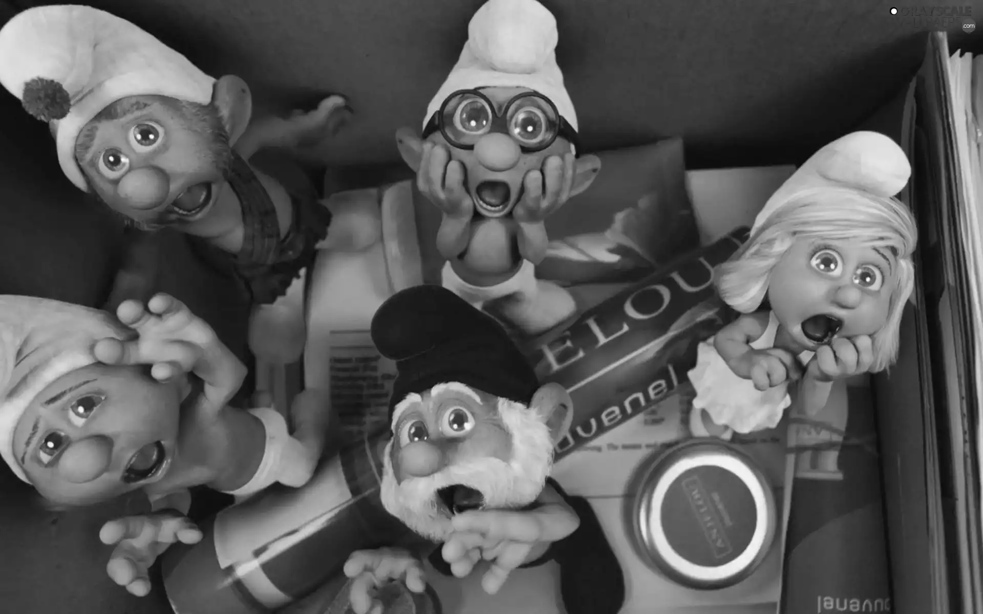 The Smurfs, Smurfette, Scream, papa