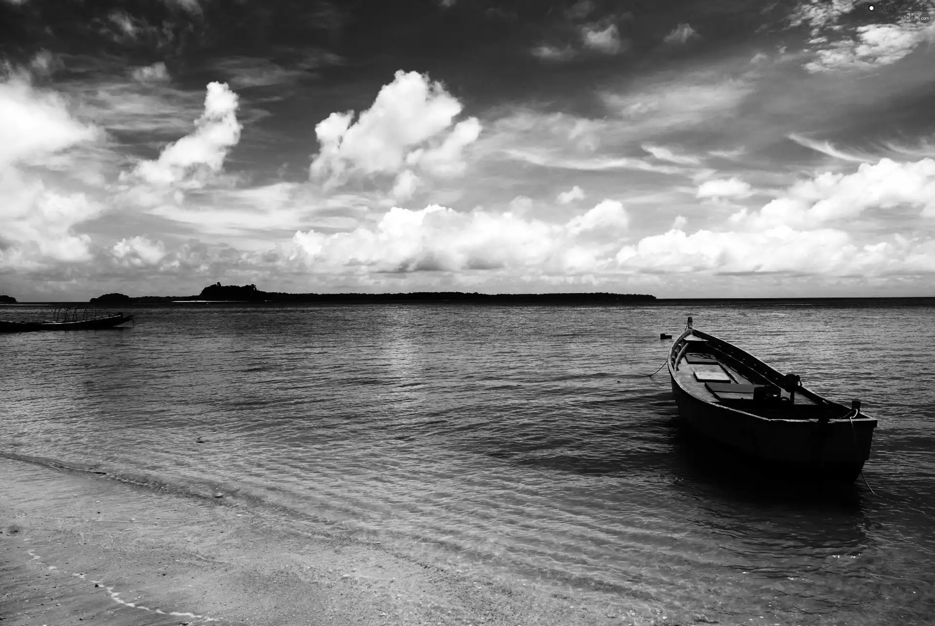 sea, Boat, Beaches