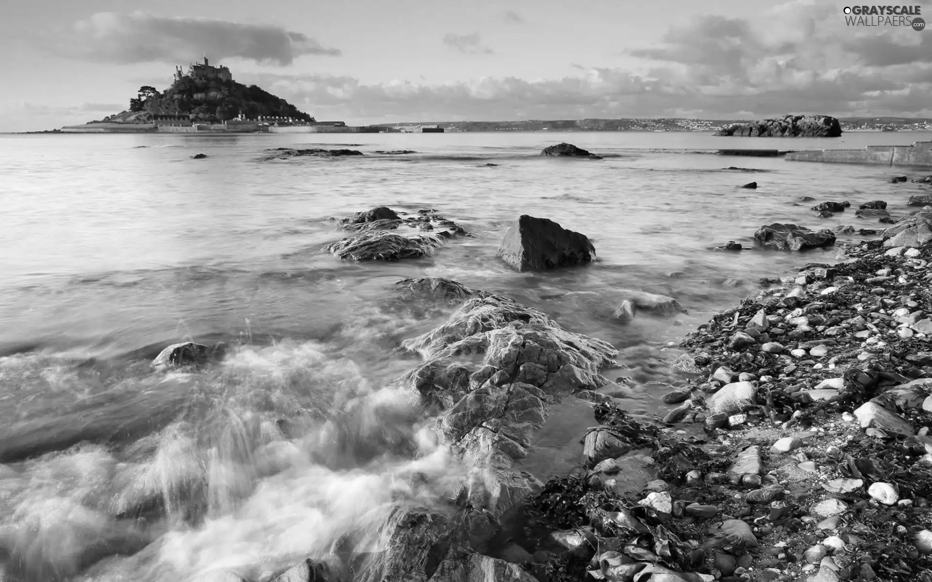 Michel, Mont, sea, France, Island, Saint