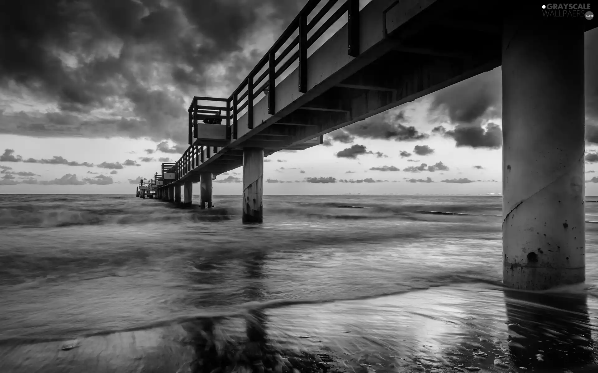 pier, sea