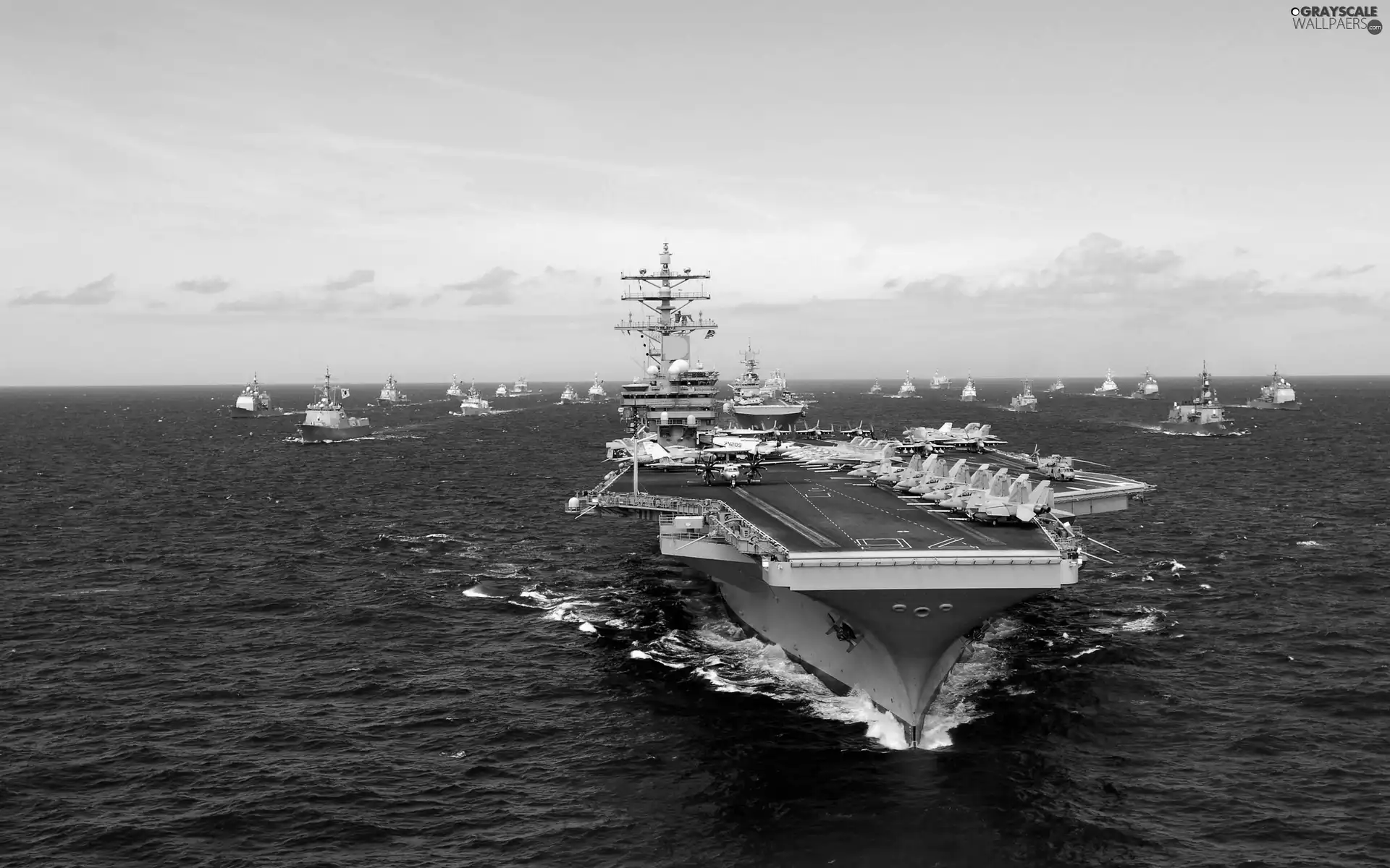aircraft carrier, sea, vessels, USS Ronald Reagan