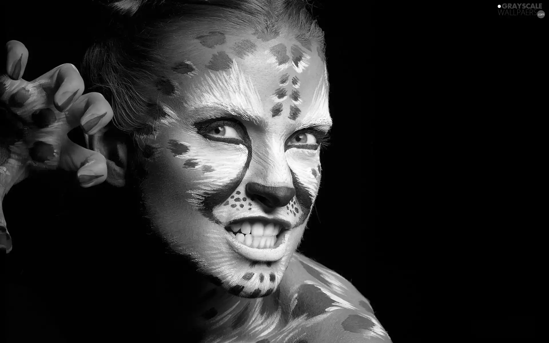 Bodypainting, Women, she-cat