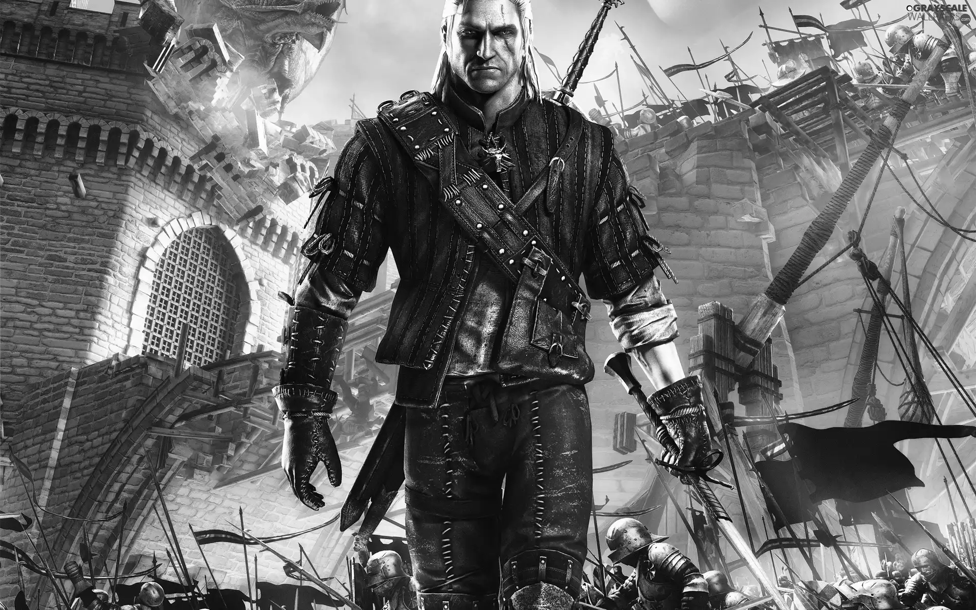 Fight, The Witcher, siege