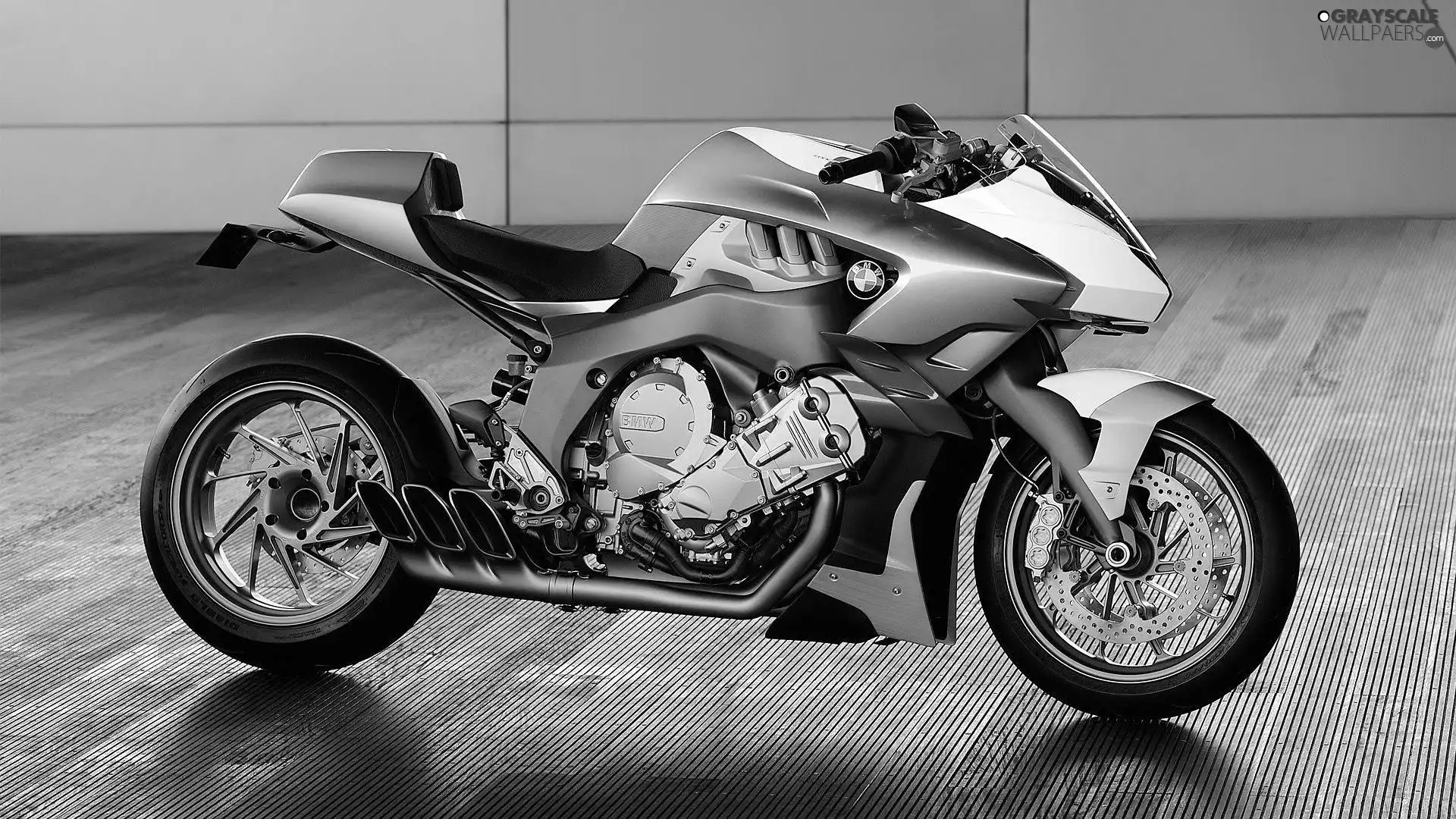 Becks - motorbike, BMW, silver