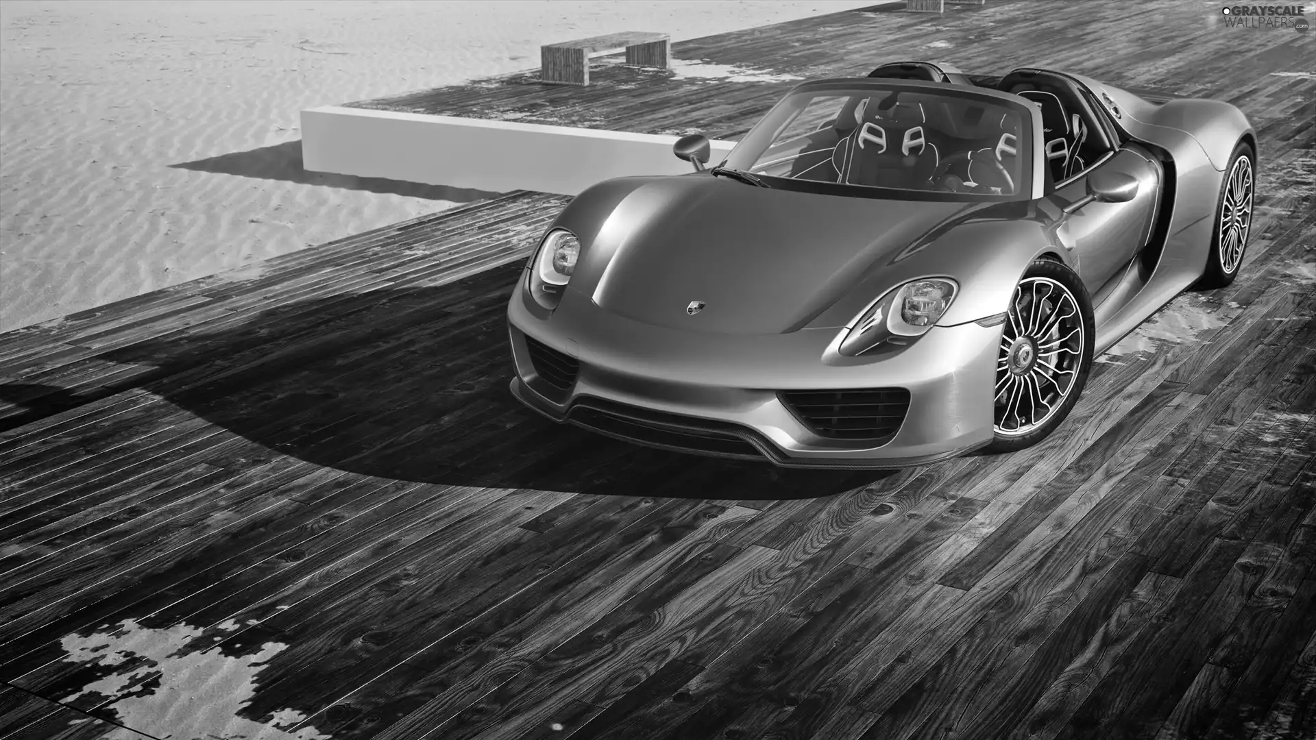 podium, Silver, Porsche 918 Spyder