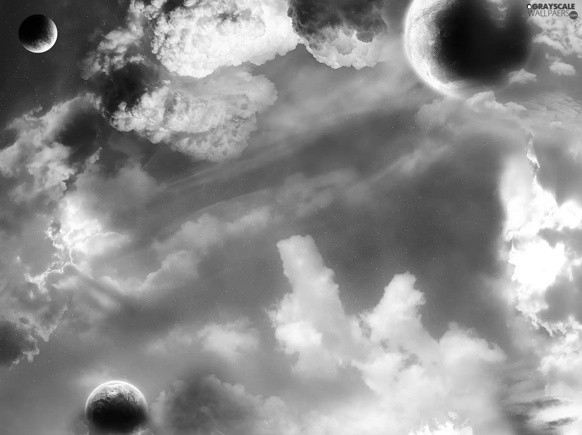 Sky, Planets, clouds