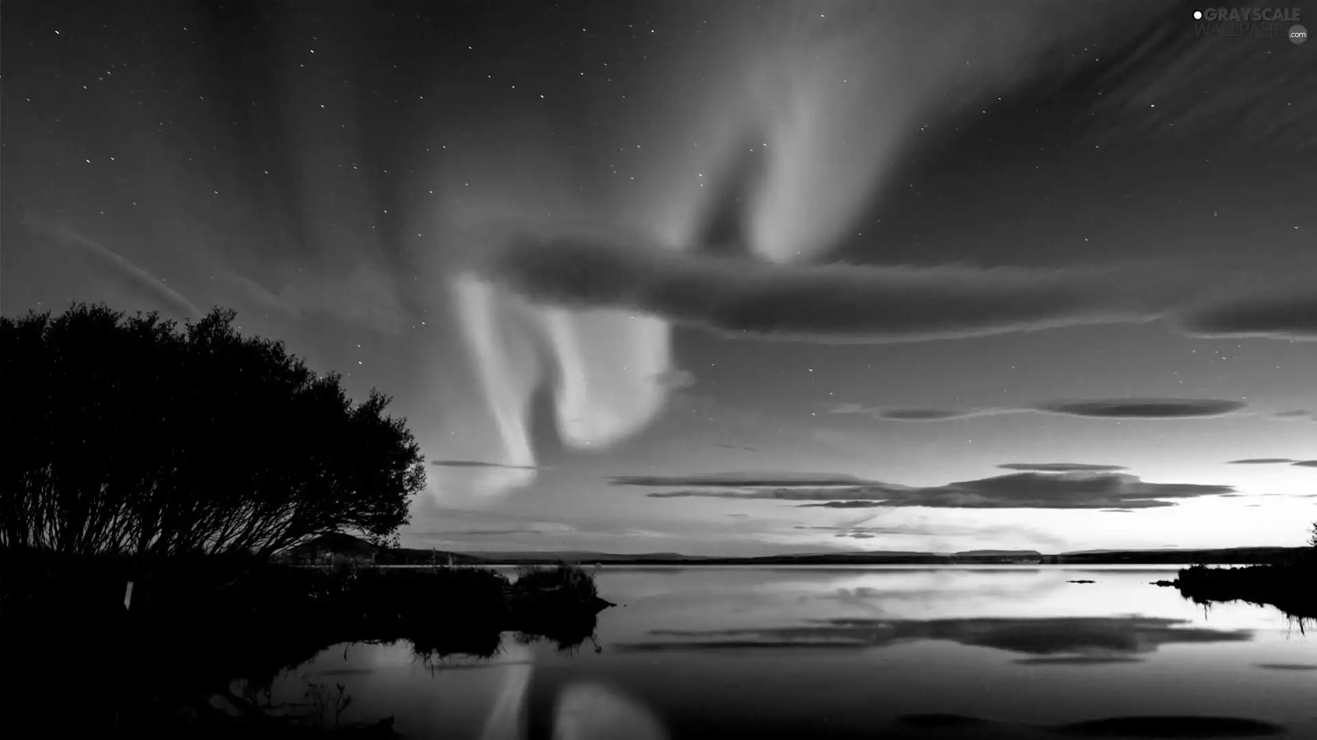 dawn, lake, Sky, Polaris