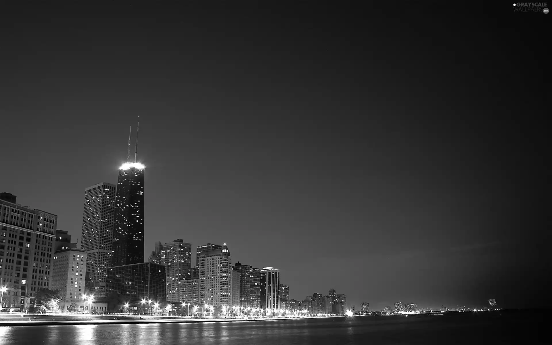 Sky, sea, Hotel hall, Night, block